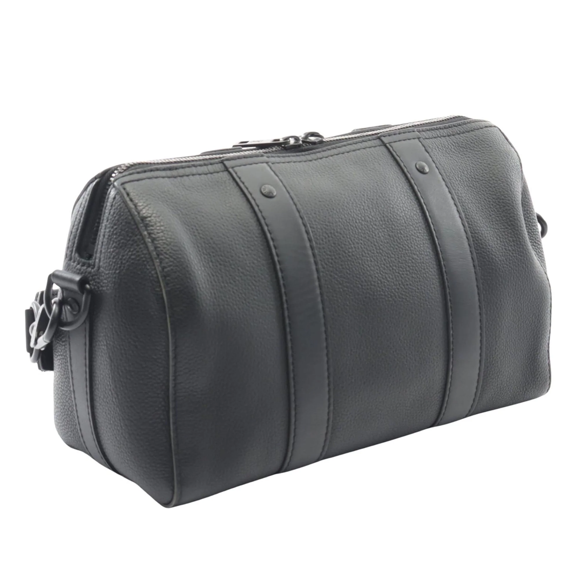 Louis Vuitton | Pre-Owned Grained Leather City Keepall | Black - Image 2