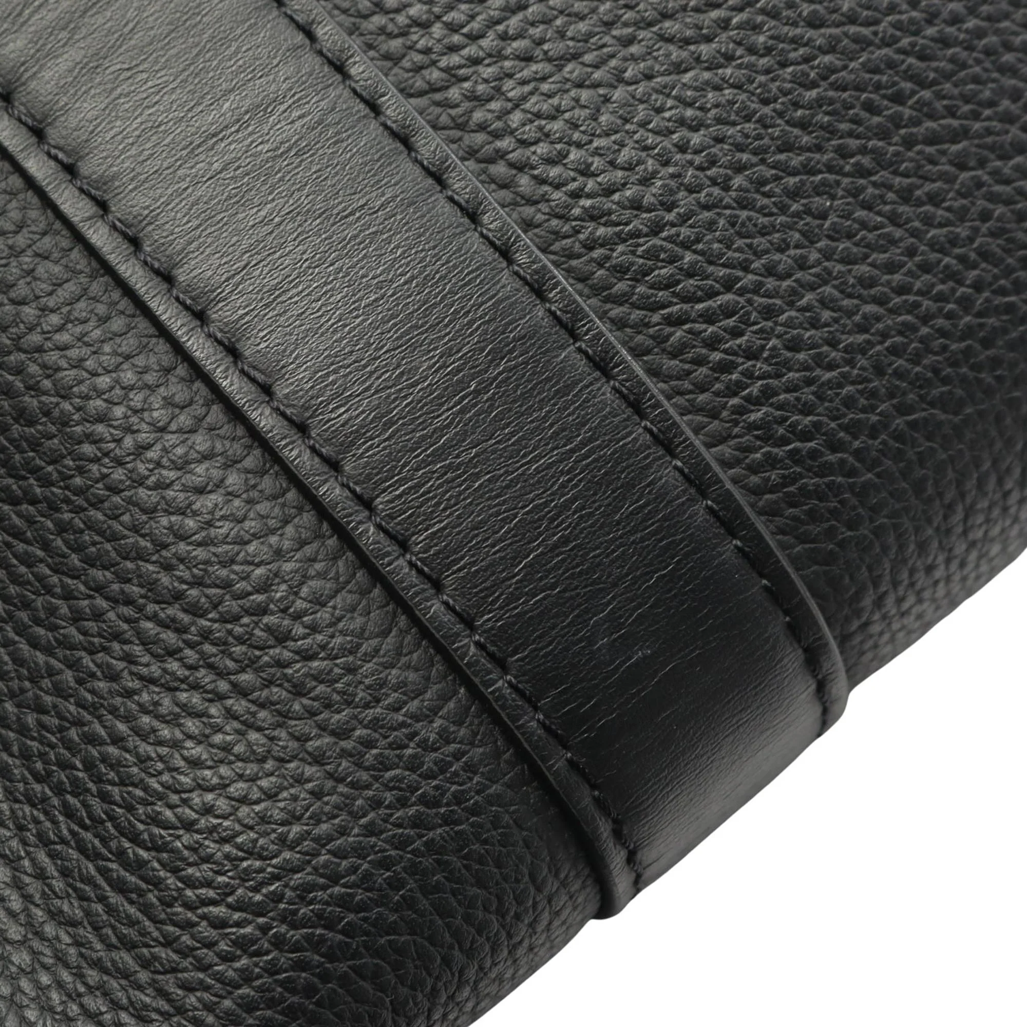 Louis Vuitton | Pre-Owned Grained Leather City Keepall | Black - Image 7