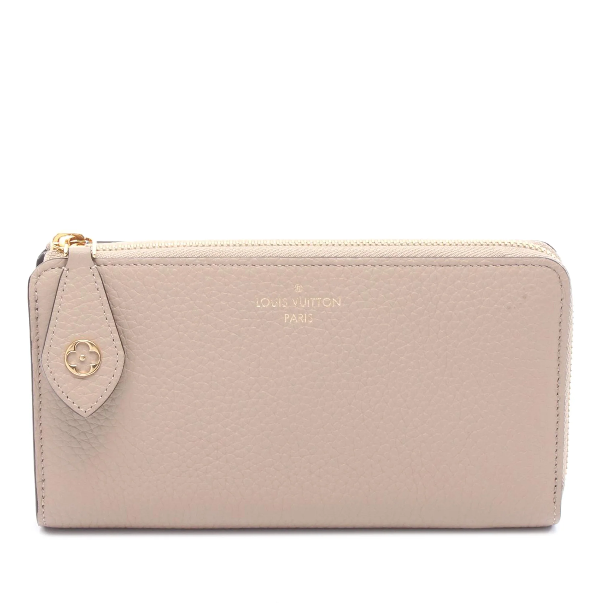 Louis Vuitton | Pre-Owned Leather Comete Long Wallet | Beige
