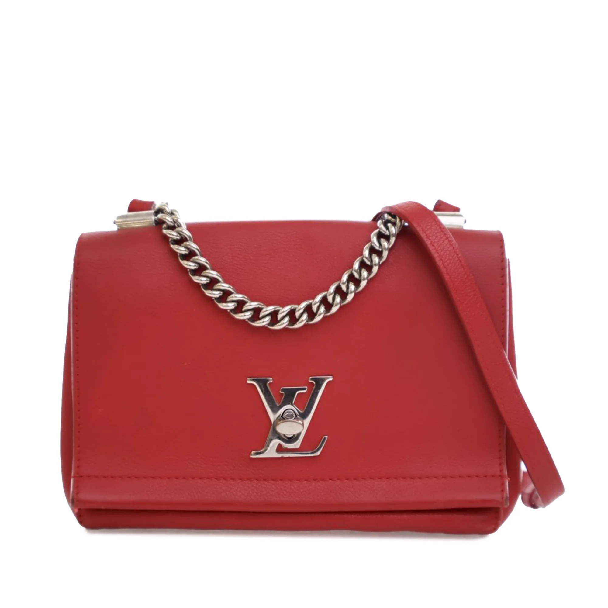 Louis Vuitton | Pre-Owned Leather Lockme II BB | Red