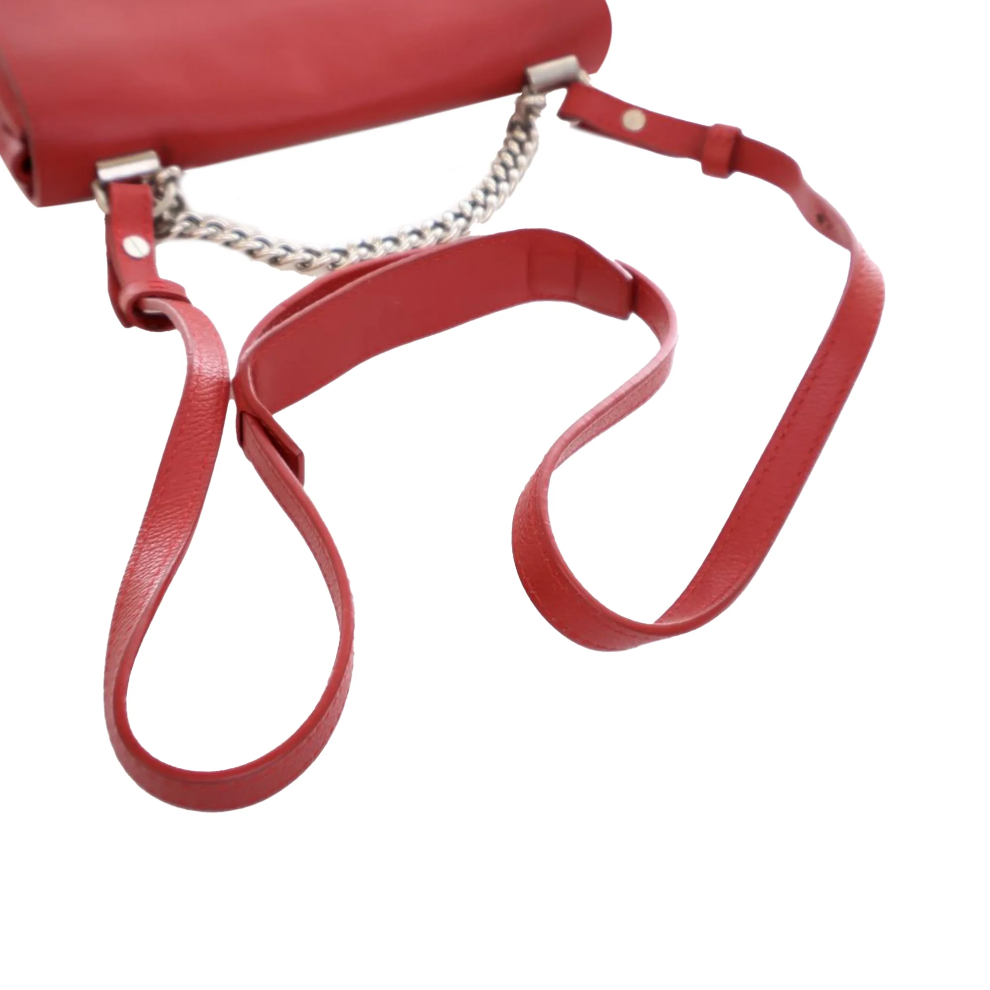 Louis Vuitton | Pre-Owned Leather Lockme II BB | Red - Image 3