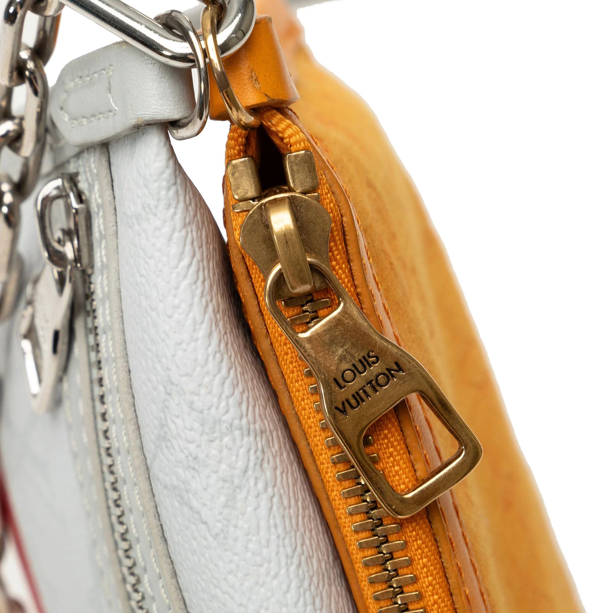 Louis Vuitton | Pre-Owned Monogram Antartica Double Flat Messenger - I | Gray/Light Gray - Image 2