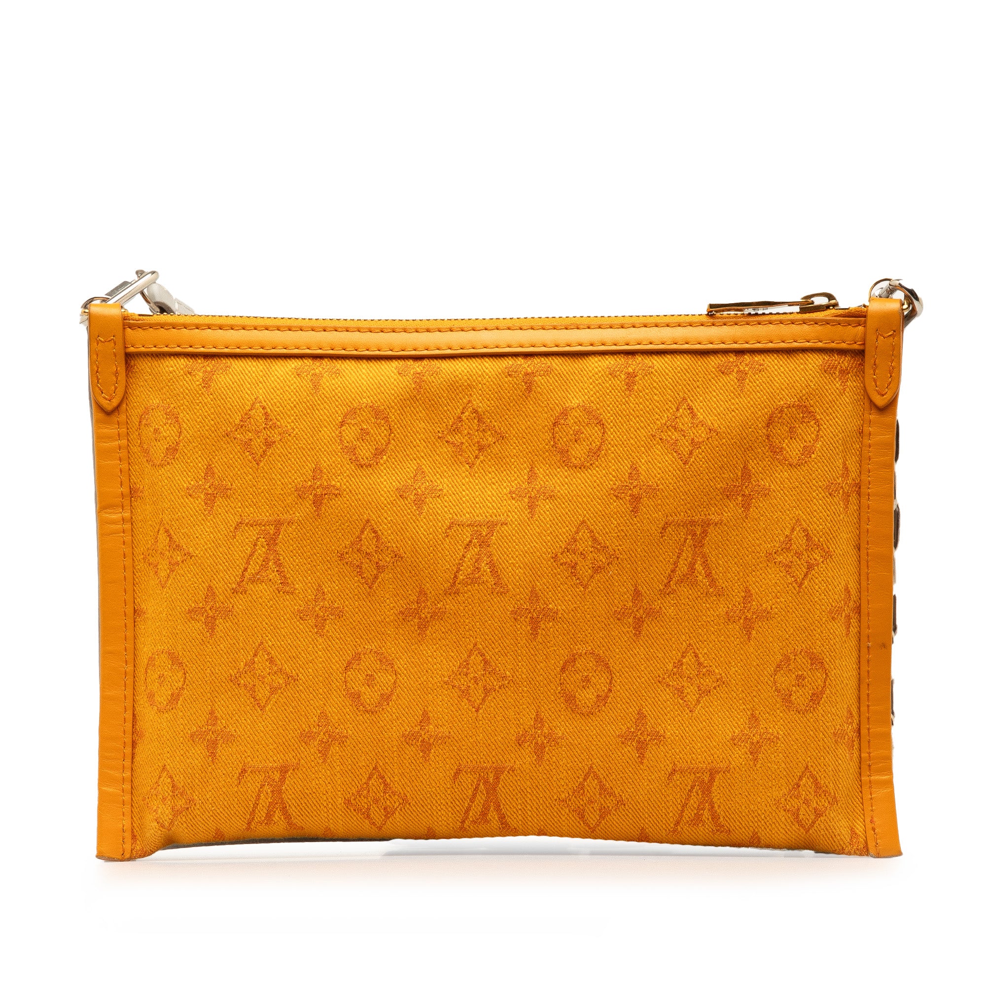 Louis Vuitton | Pre-Owned Monogram Antartica Double Flat Messenger - I | Gray/Light Gray - Image 9