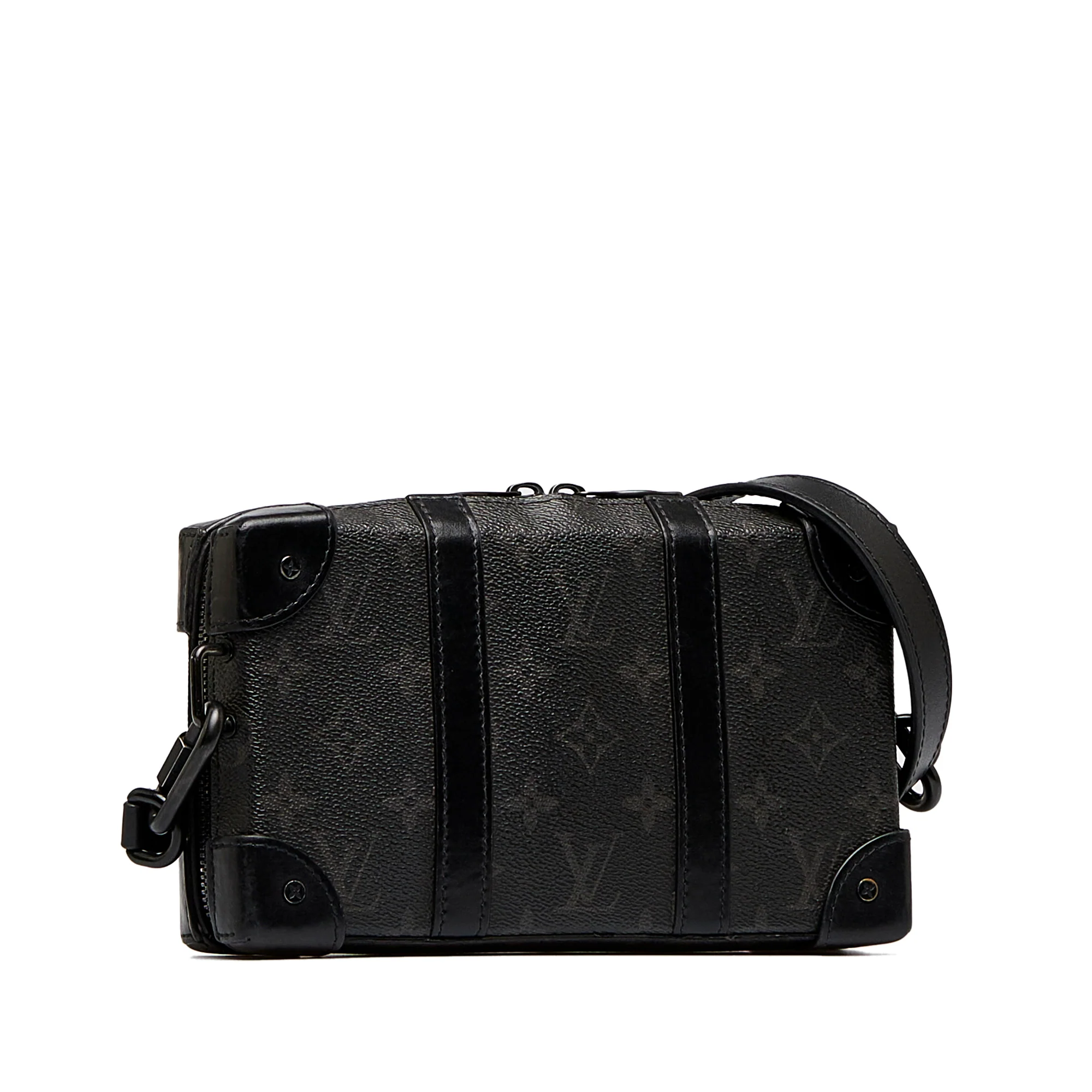 Louis Vuitton | Pre-Owned Monogram Eclipse Soft Trunk Wallet Crossbody | Black - Image 3