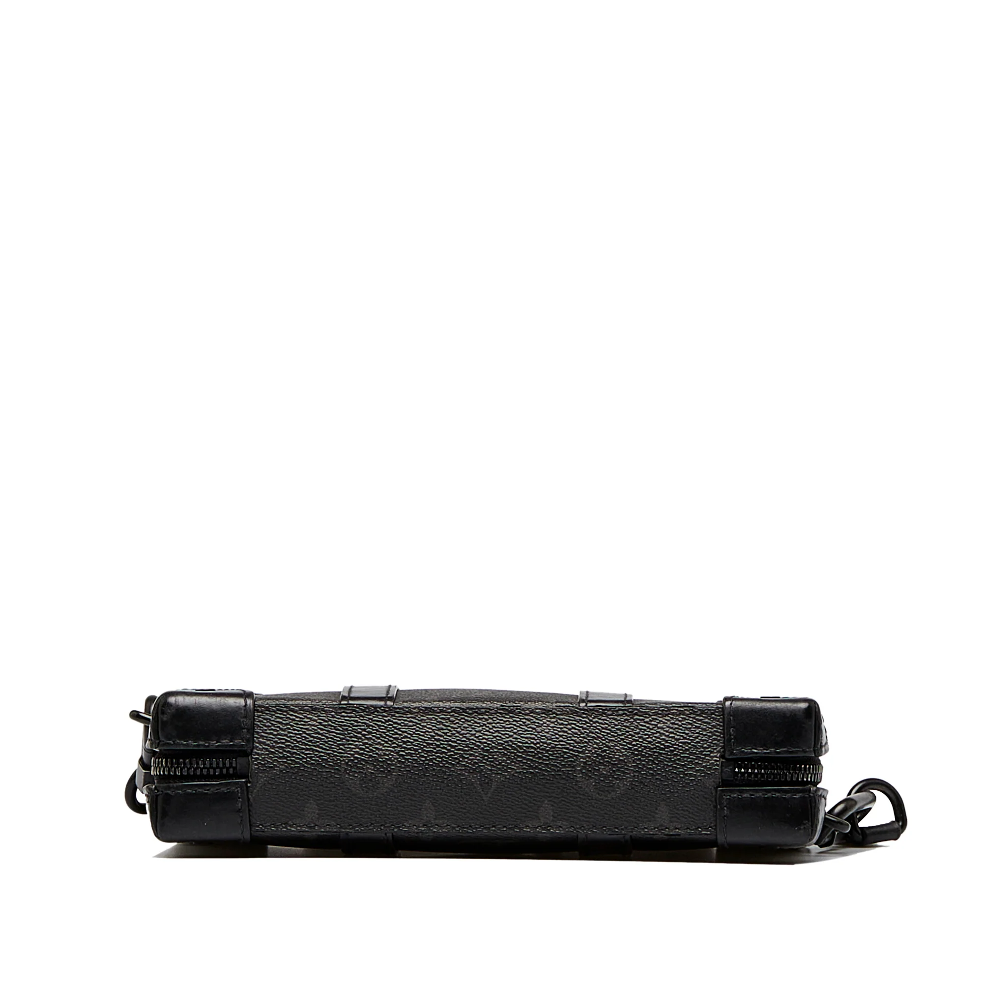 Louis Vuitton | Pre-Owned Monogram Eclipse Soft Trunk Wallet Crossbody | Black - Image 5