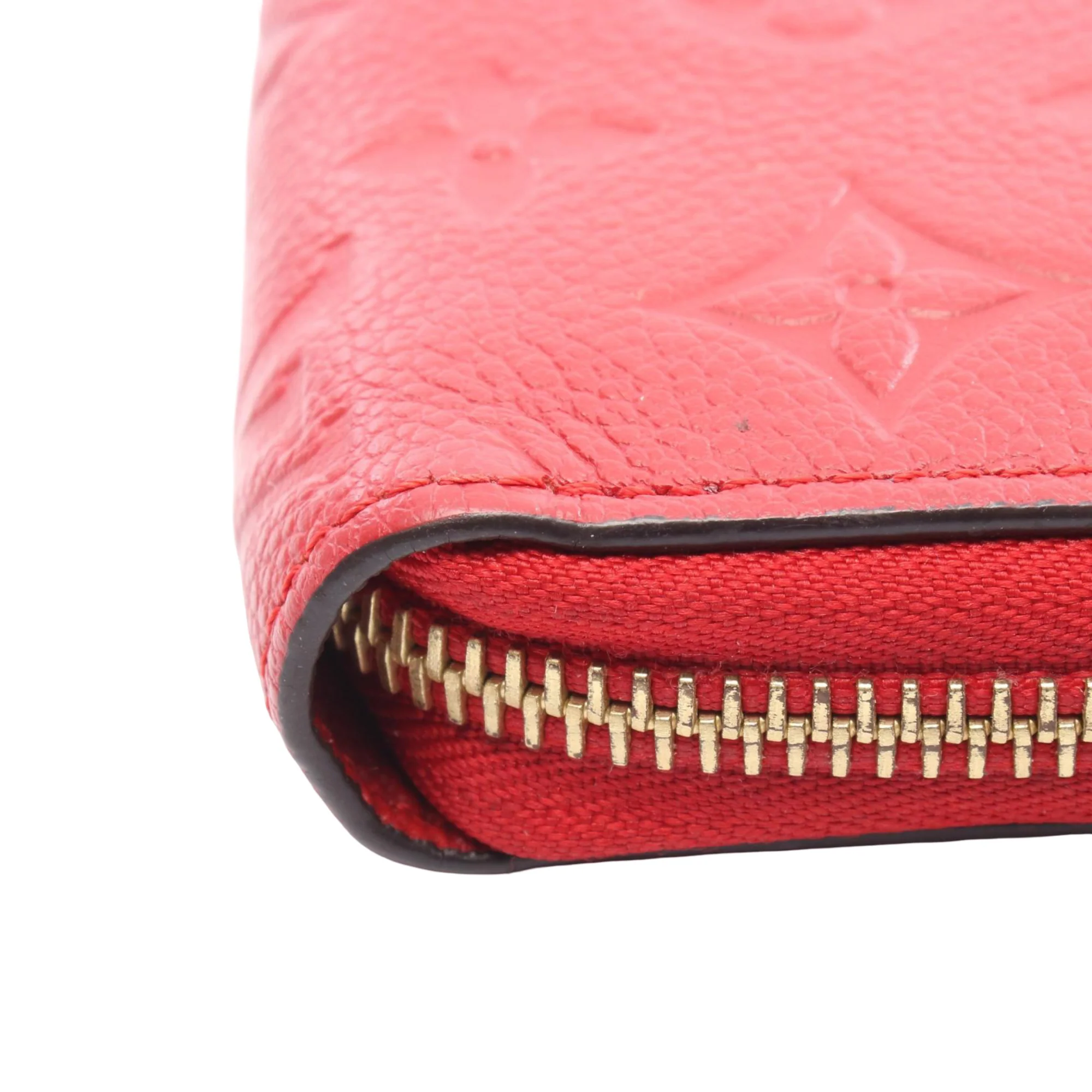 Louis Vuitton | Pre-Owned Monogram Empreinte Zippy Wallet | Red - Image 8
