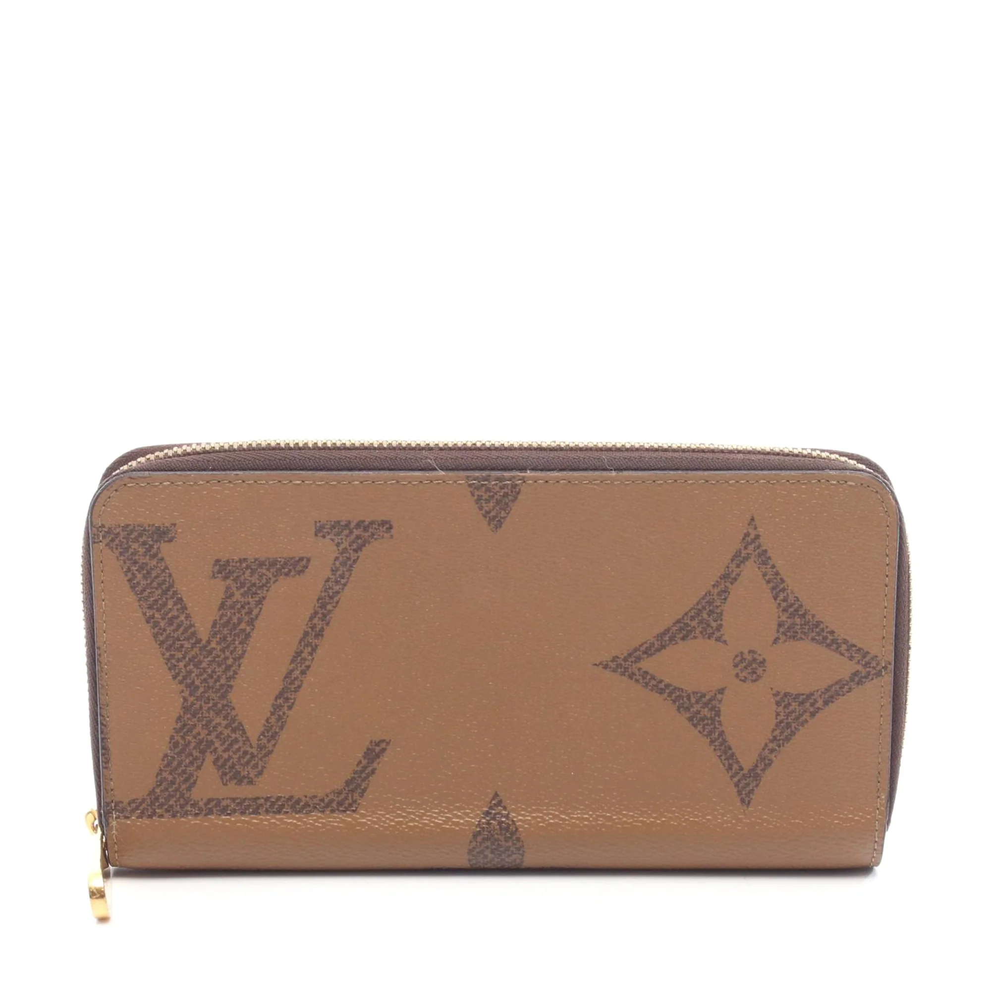 Louis Vuitton | Pre-Owned Monogram Giant Reverse Zippy Long Wallet - I | Brown