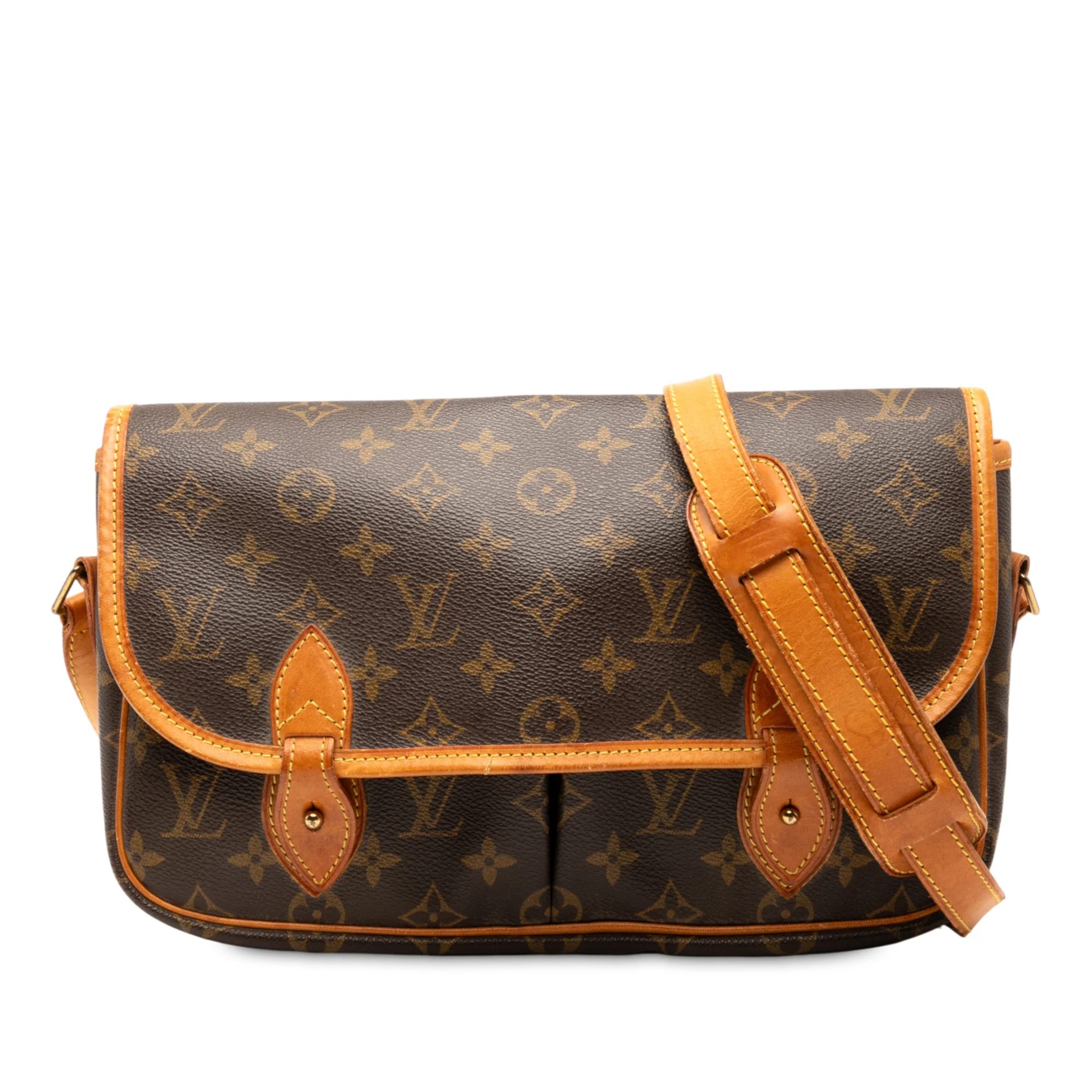 Louis Vuitton | Pre-Owned Monogram Gibeciere MM | Brown