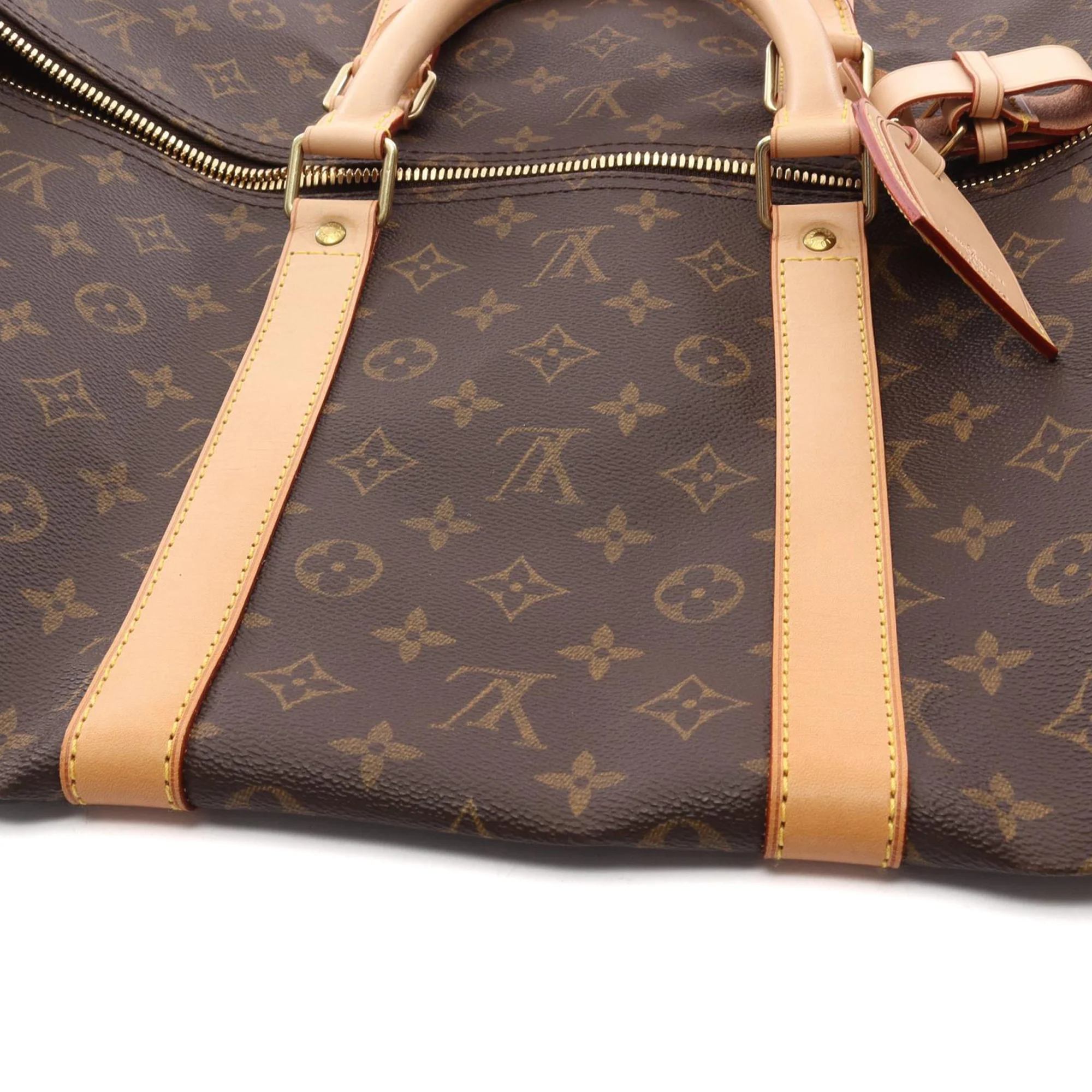 Louis Vuitton | Pre-Owned Monogram Keepall 55 - II | Brown - Image 3
