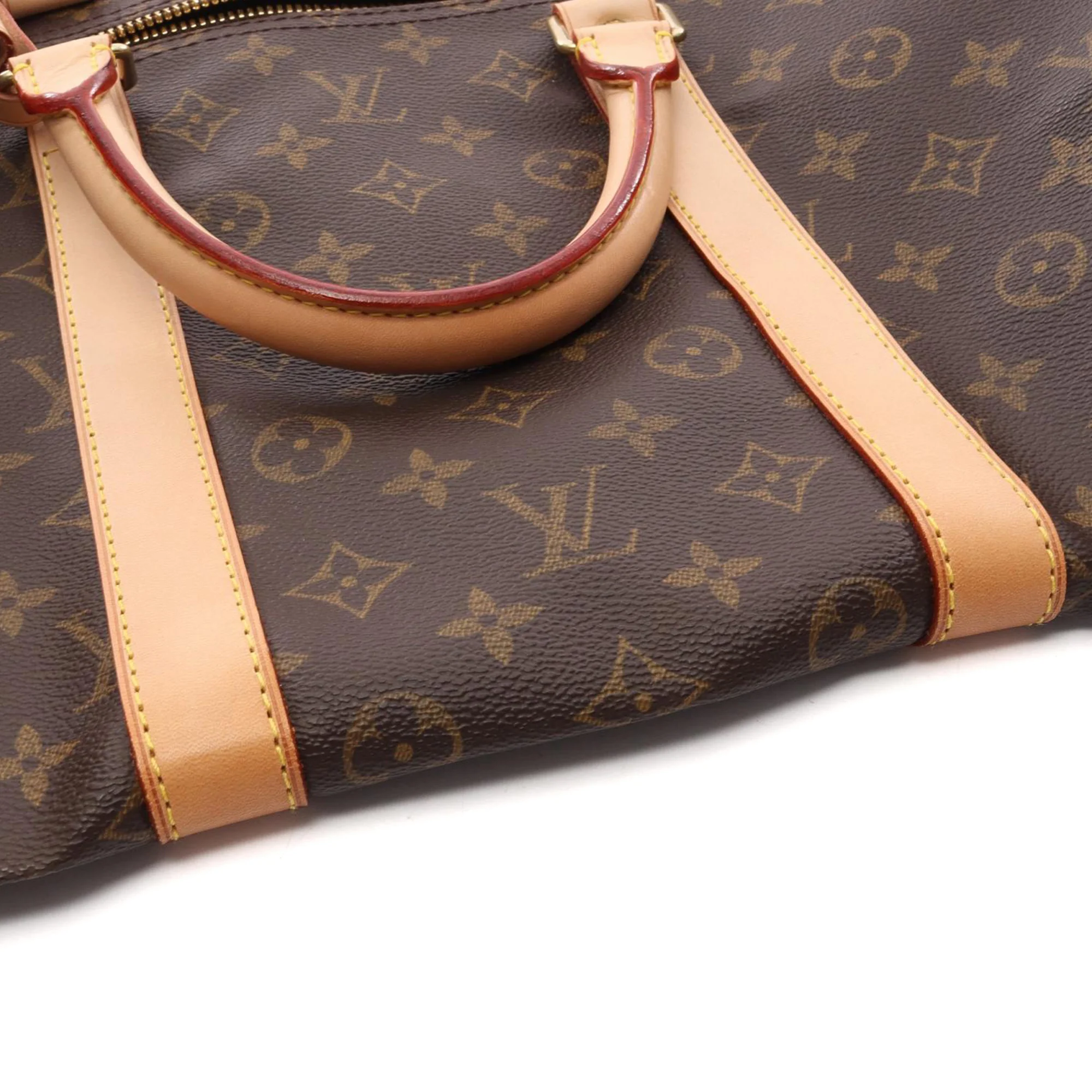 Louis Vuitton | Pre-Owned Monogram Keepall 55 - II | Brown - Image 4