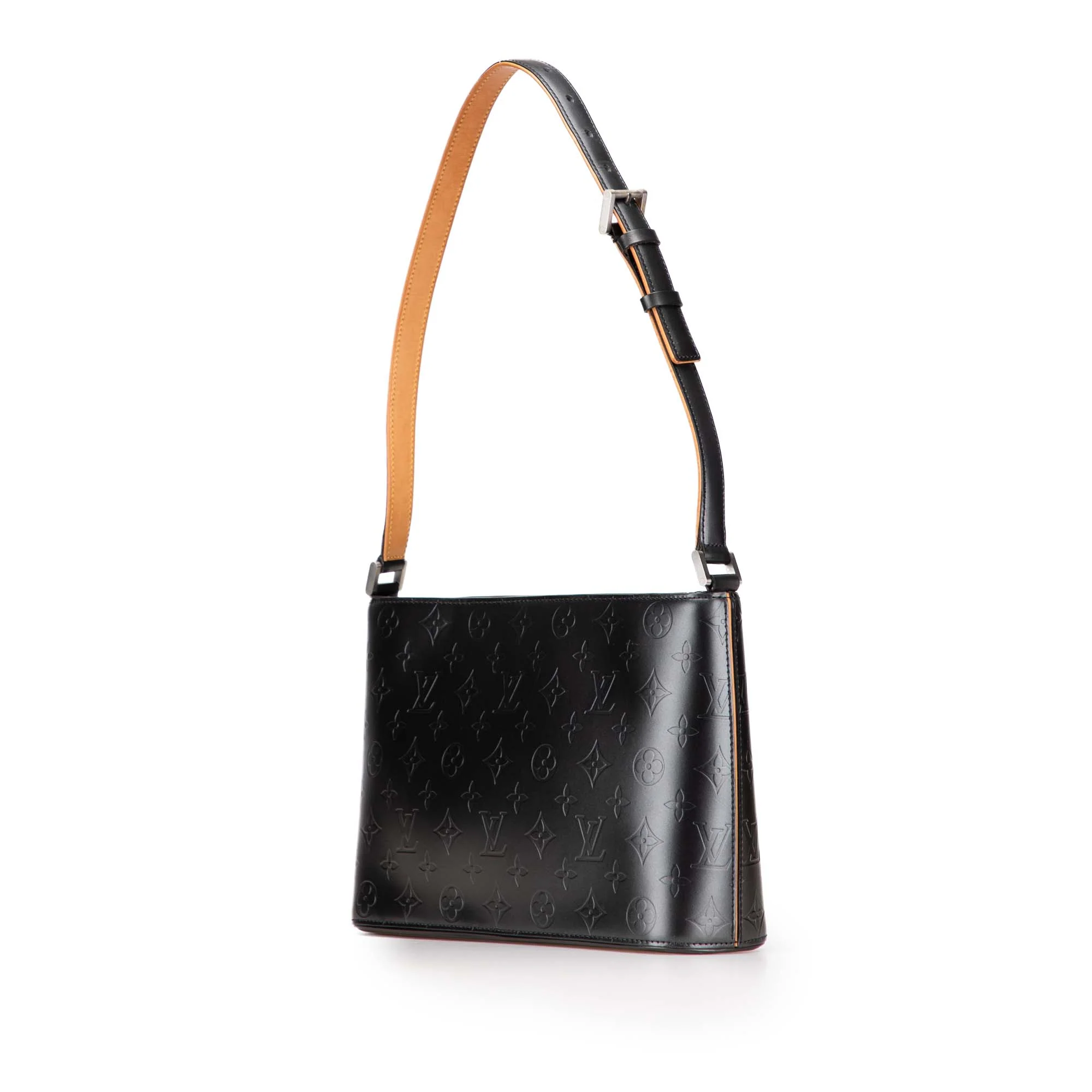 Louis Vuitton | Pre-Owned Monogram Mat Alston | Gray/Dark Gray - Image 4