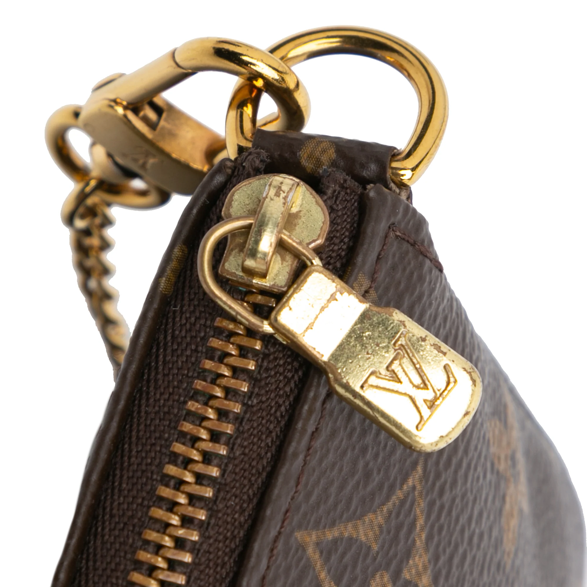 Louis Vuitton | Pre-Owned Monogram Mini Pochette Accessoires - II | Brown - Image 7