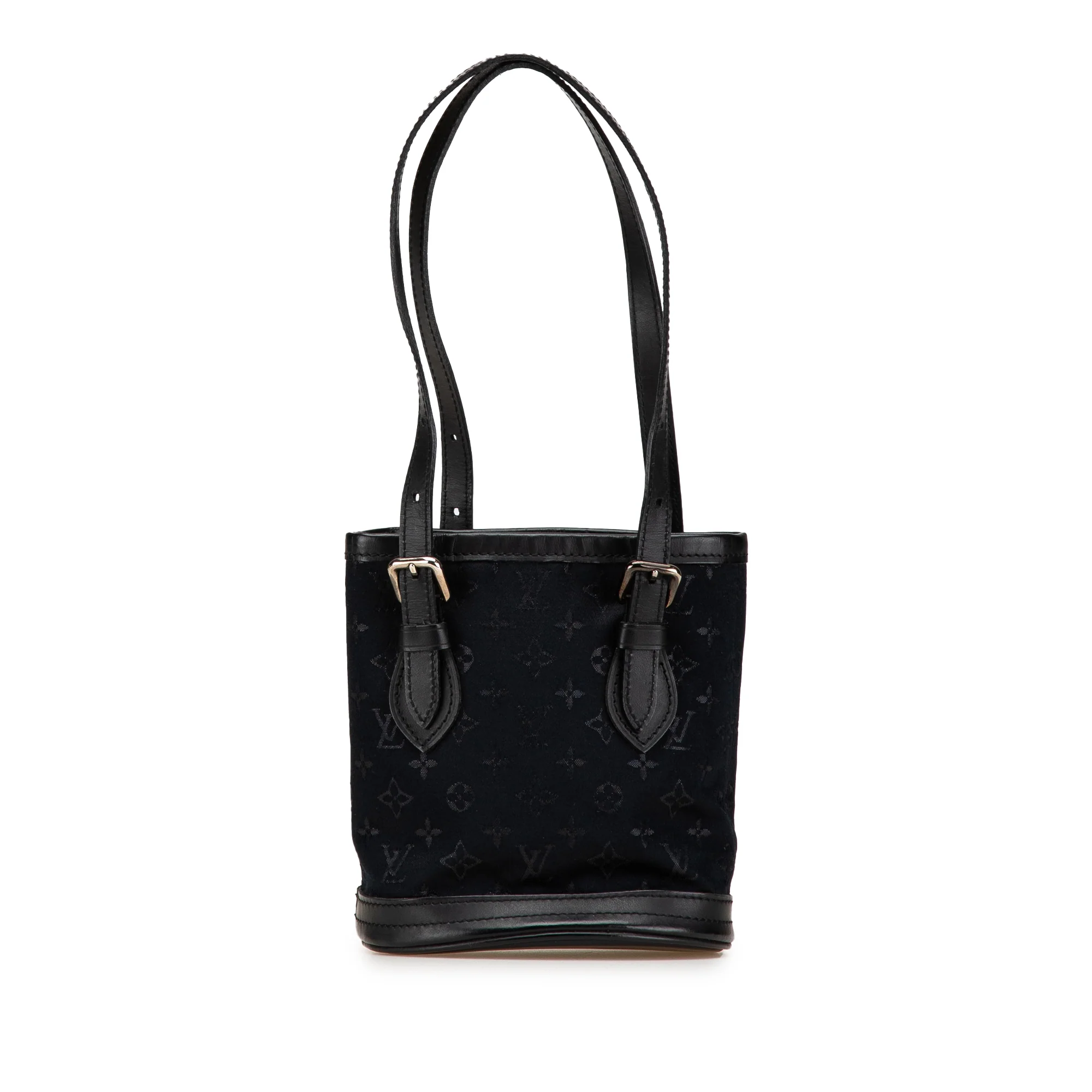 Louis Vuitton | Pre-Owned Monogram Mini Satin Bucket - I | Black