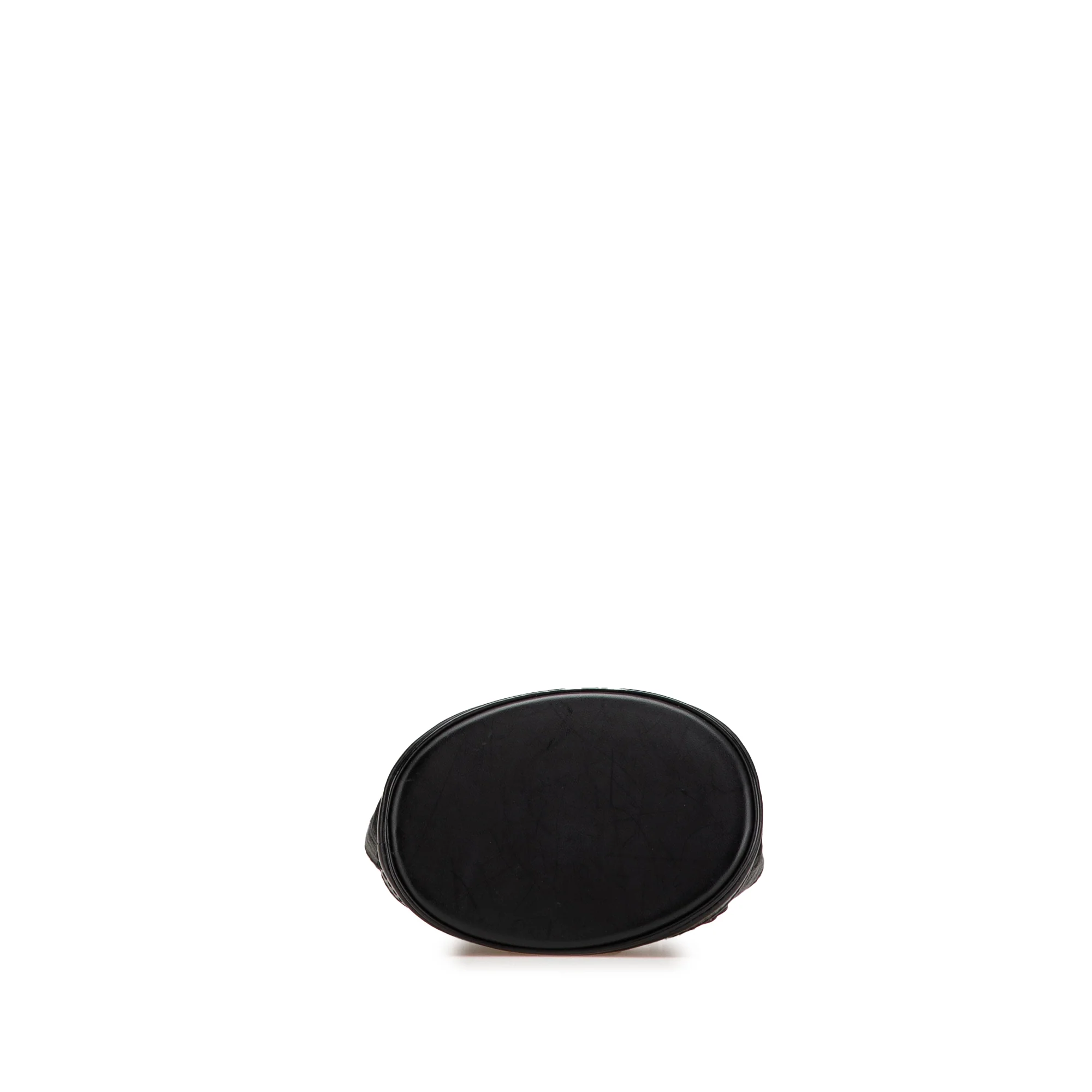 Louis Vuitton | Pre-Owned Monogram Mini Satin Bucket - I | Black - Image 5