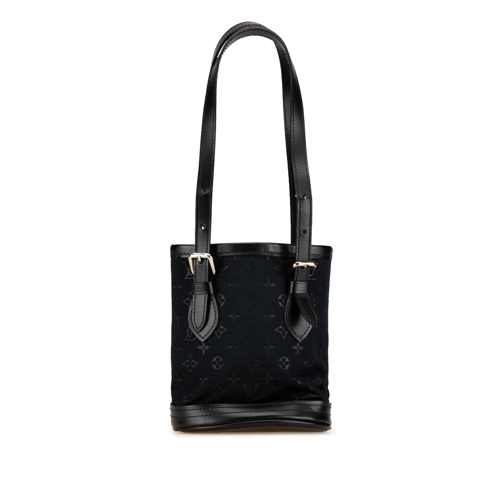 Louis Vuitton | Pre-Owned Monogram Mini Satin Bucket - II | Black