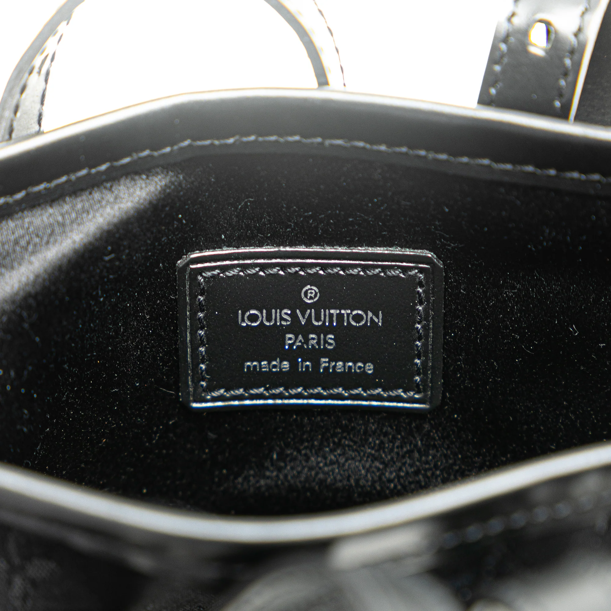 Louis Vuitton | Pre-Owned Monogram Mini Satin Bucket - II | Black - Image 5