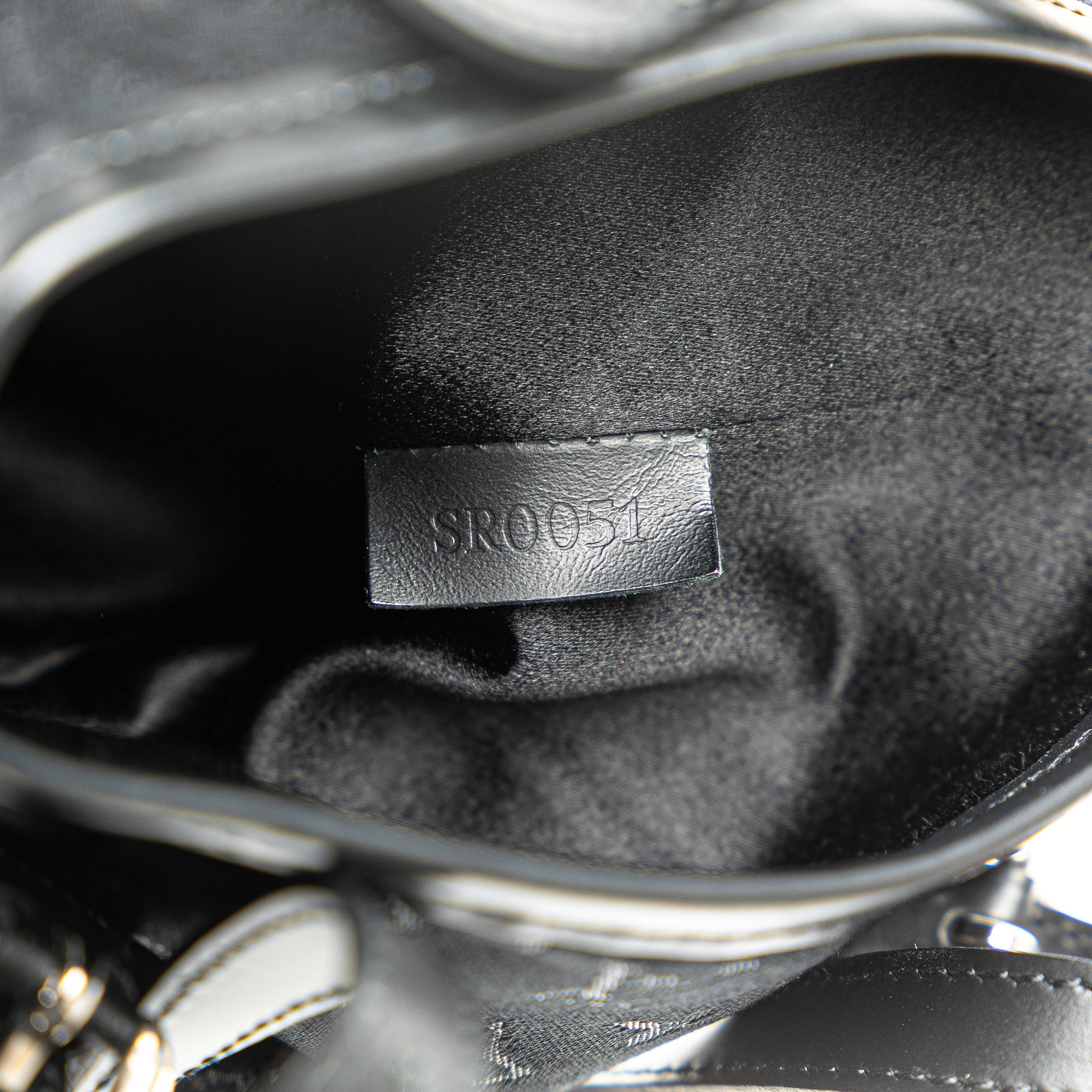 Louis Vuitton | Pre-Owned Monogram Mini Satin Bucket - II | Black - Image 6