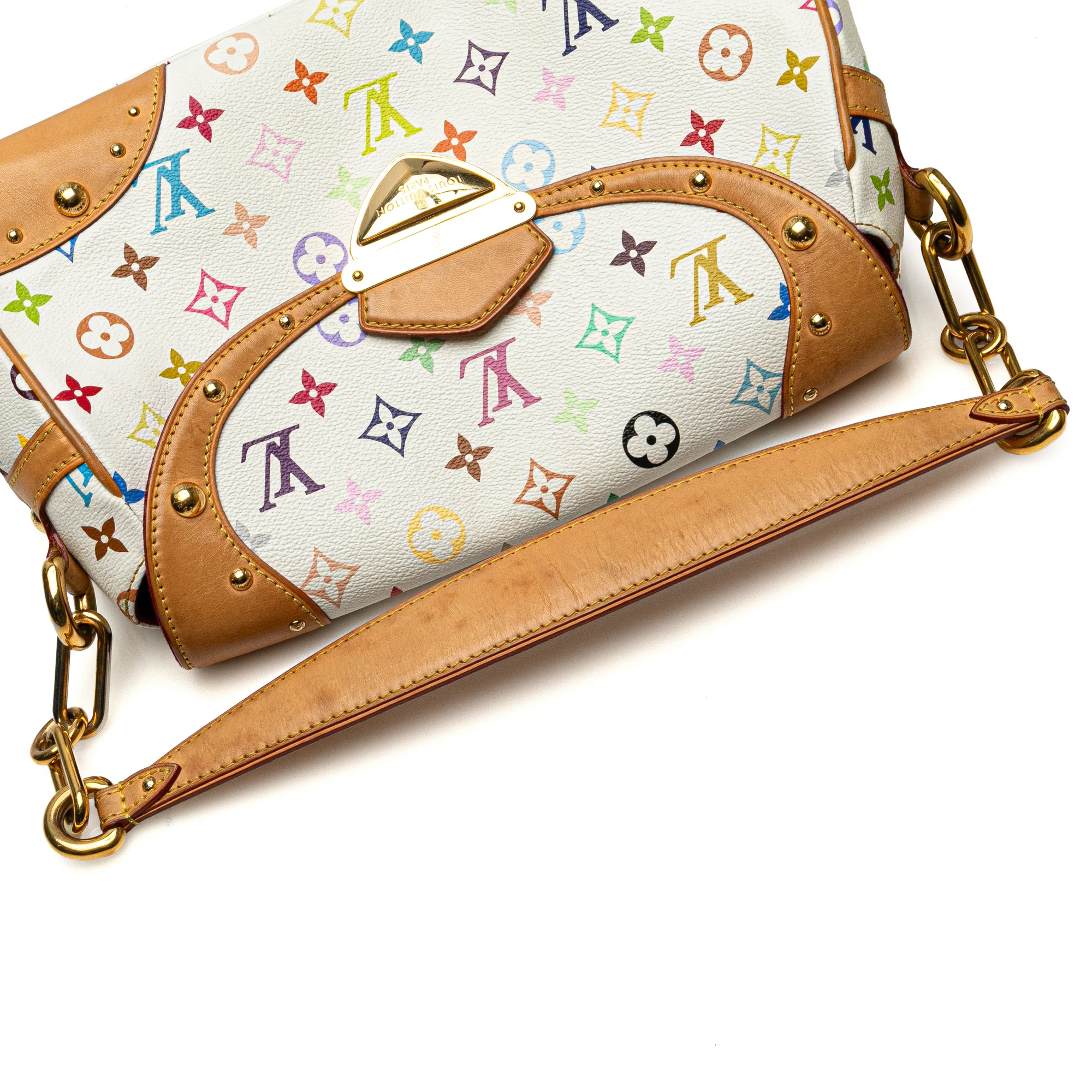Louis Vuitton | Pre-Owned Monogram Multicolore Beverly MM | White - Image 2