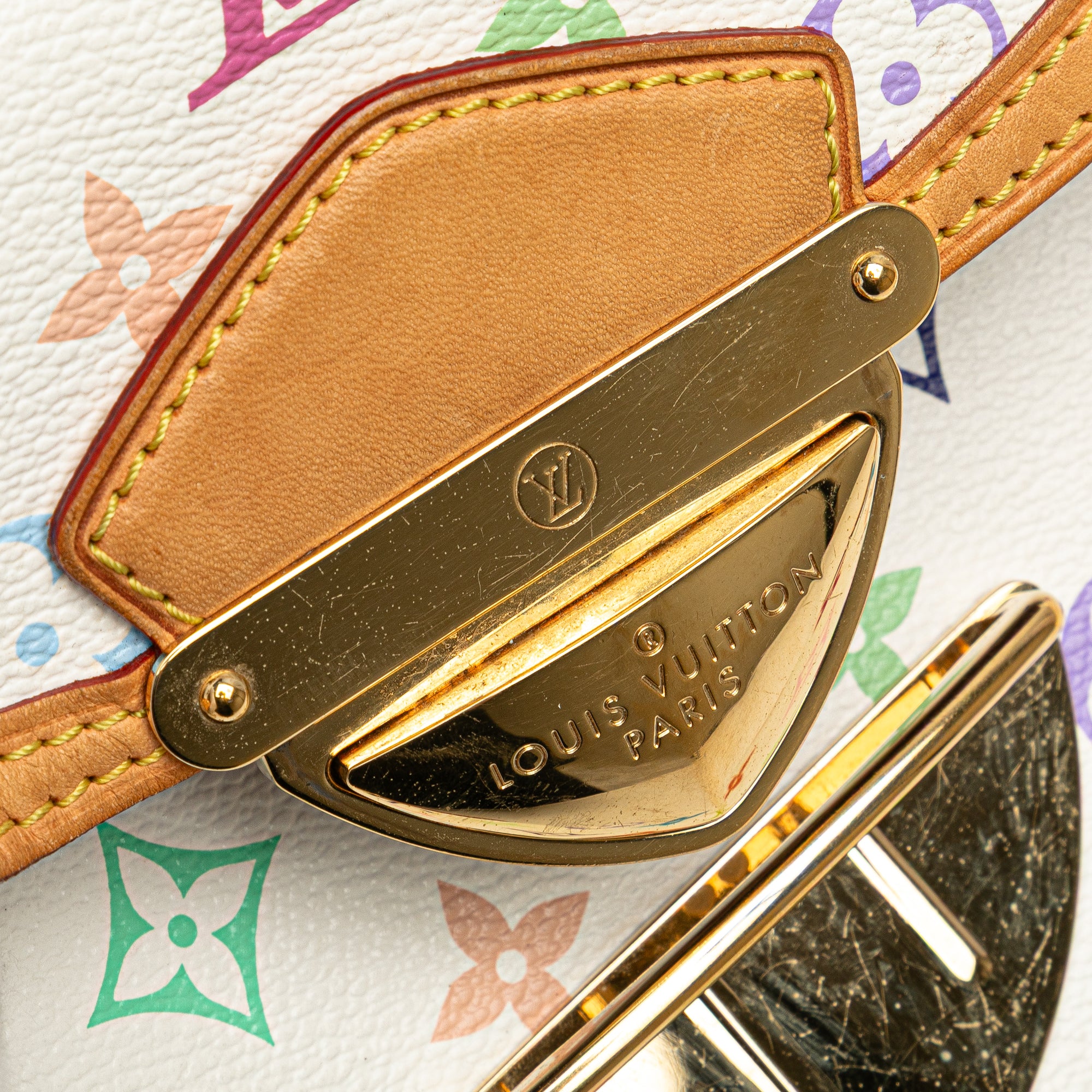 Louis Vuitton | Pre-Owned Monogram Multicolore Beverly MM | White - Image 9