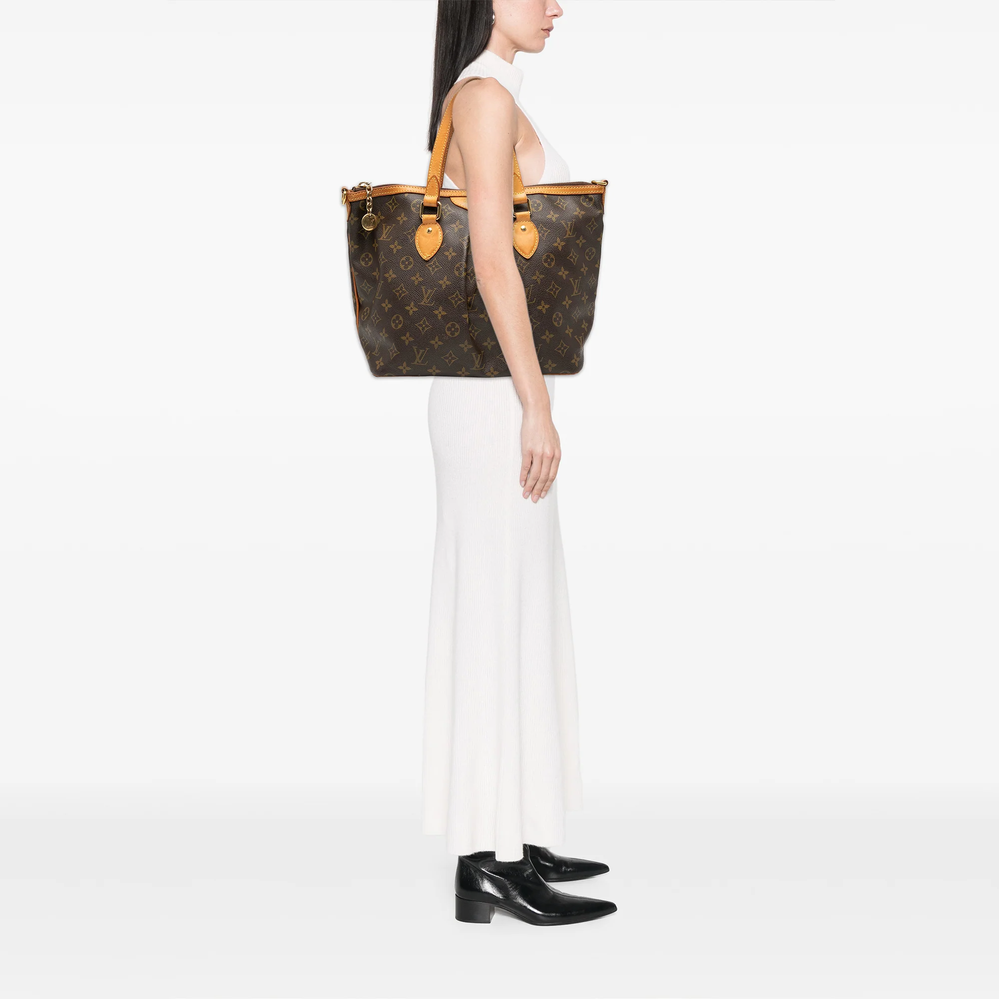 Louis Vuitton | Pre-Owned Monogram Palermo PM | Brown - Image 7