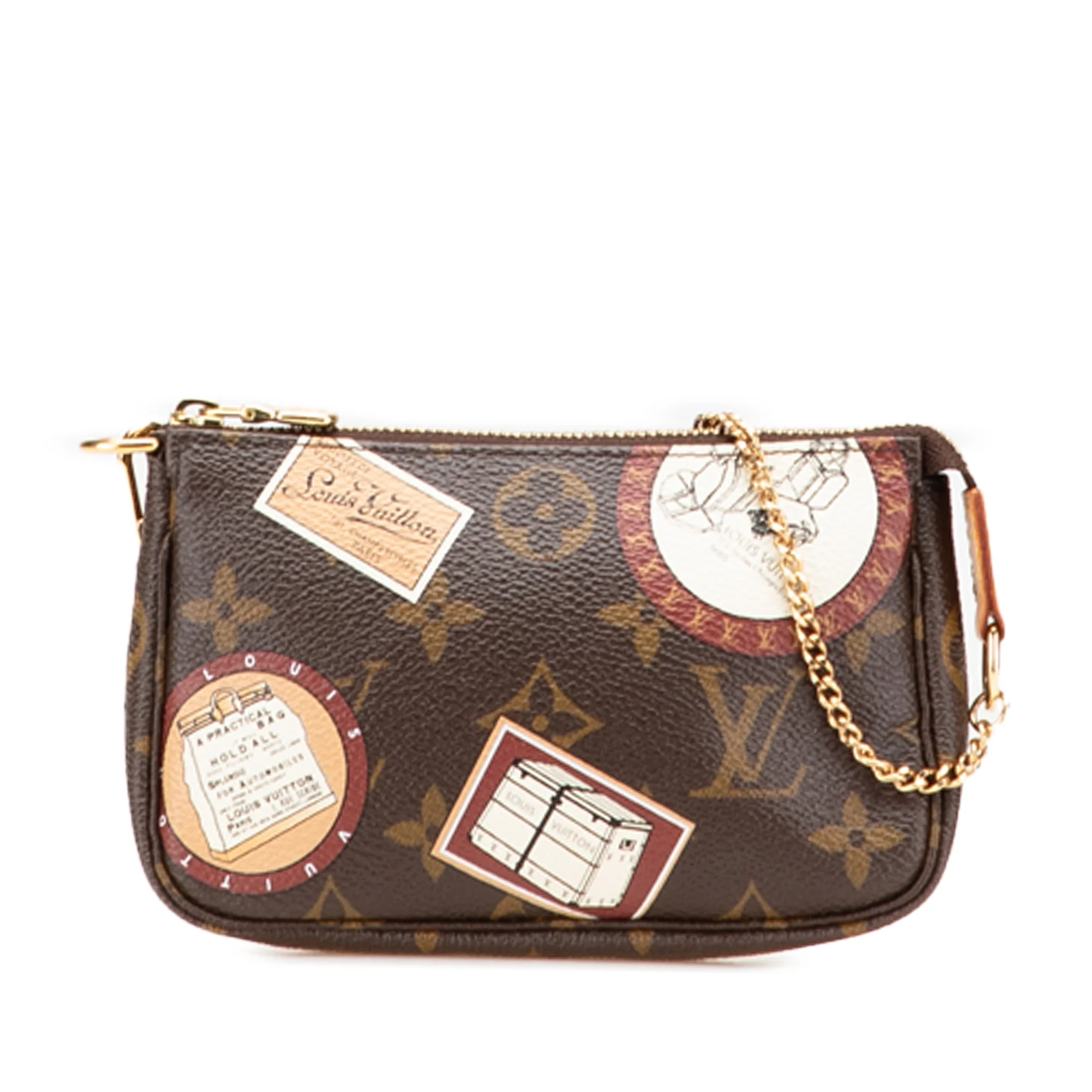 Louis Vuitton | Pre-Owned Monogram Patch Mini Pochette Accessoires | Brown