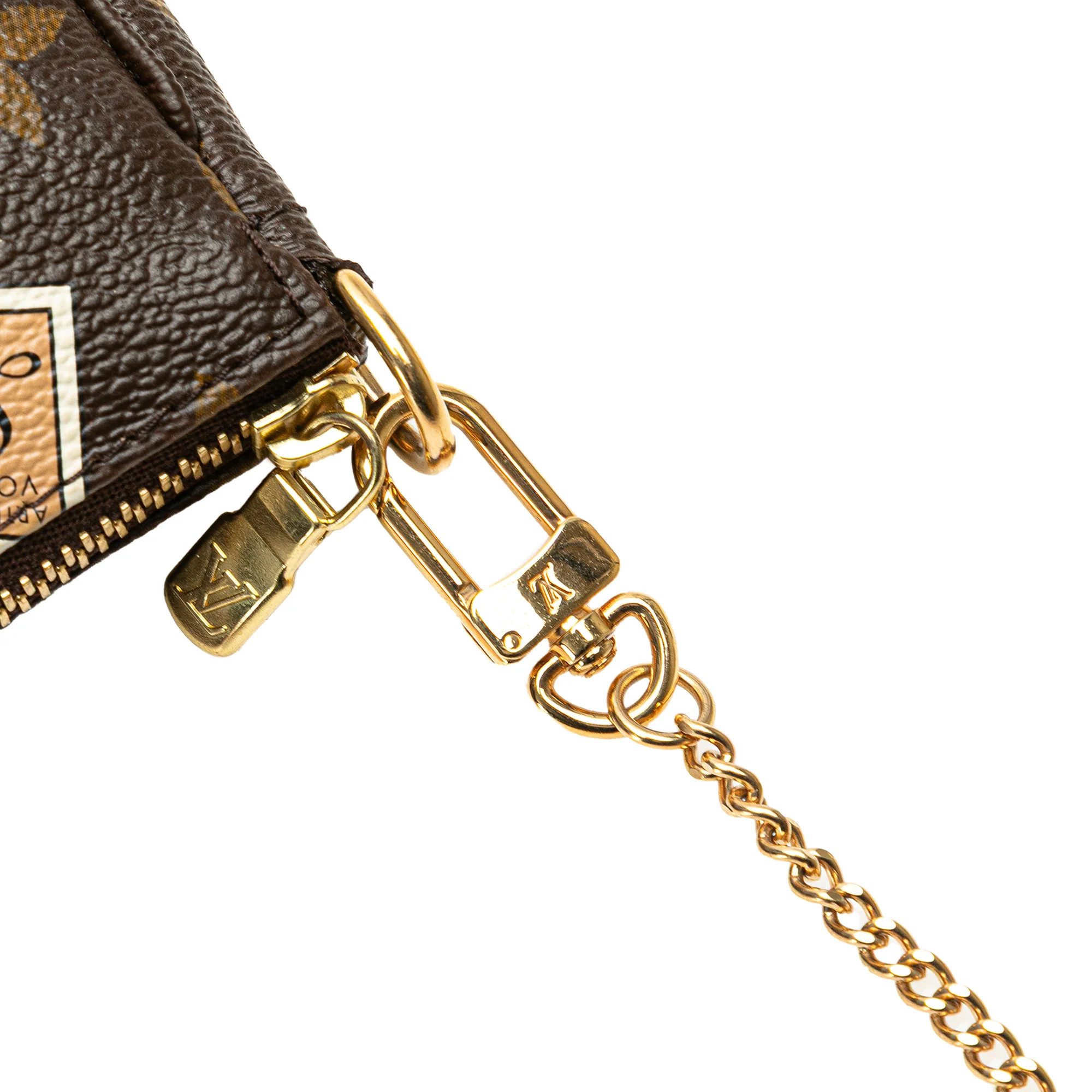 Louis Vuitton | Pre-Owned Monogram Patch Mini Pochette Accessoires | Brown - Image 10