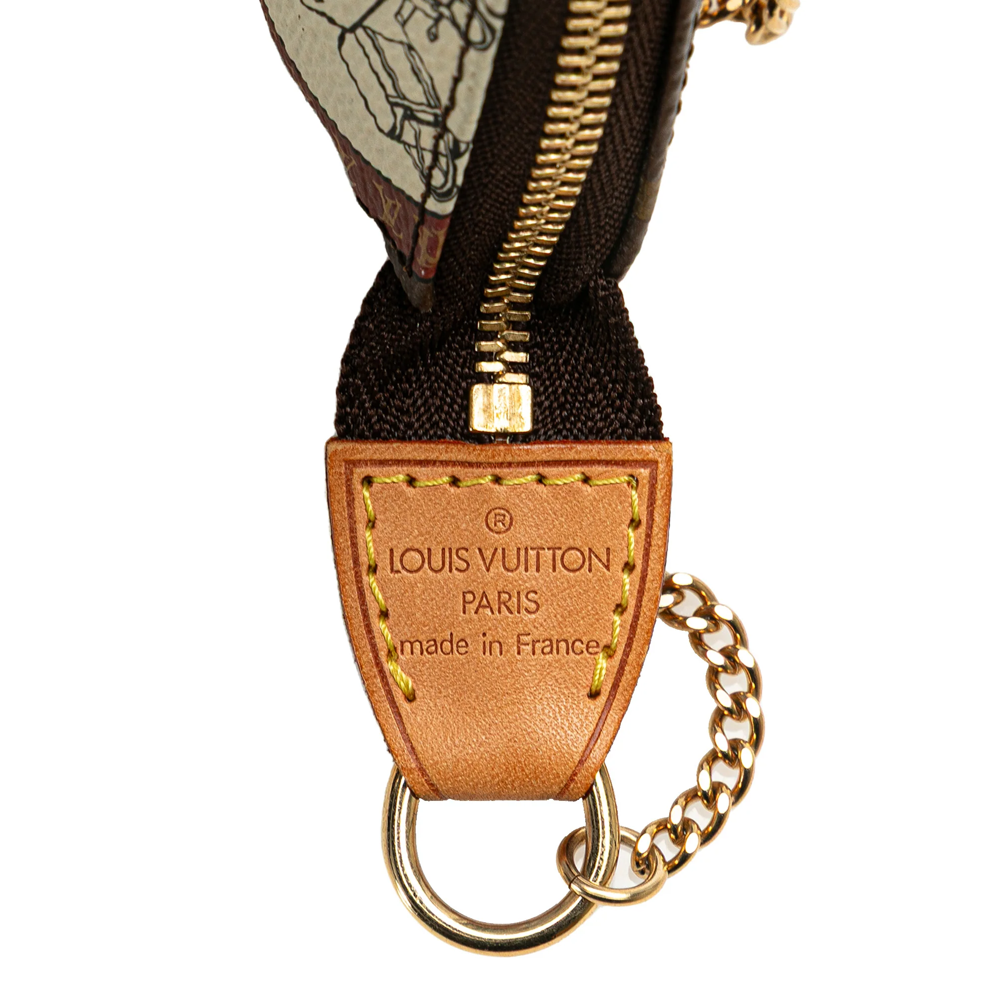 Louis Vuitton | Pre-Owned Monogram Patch Mini Pochette Accessoires | Brown - Image 7