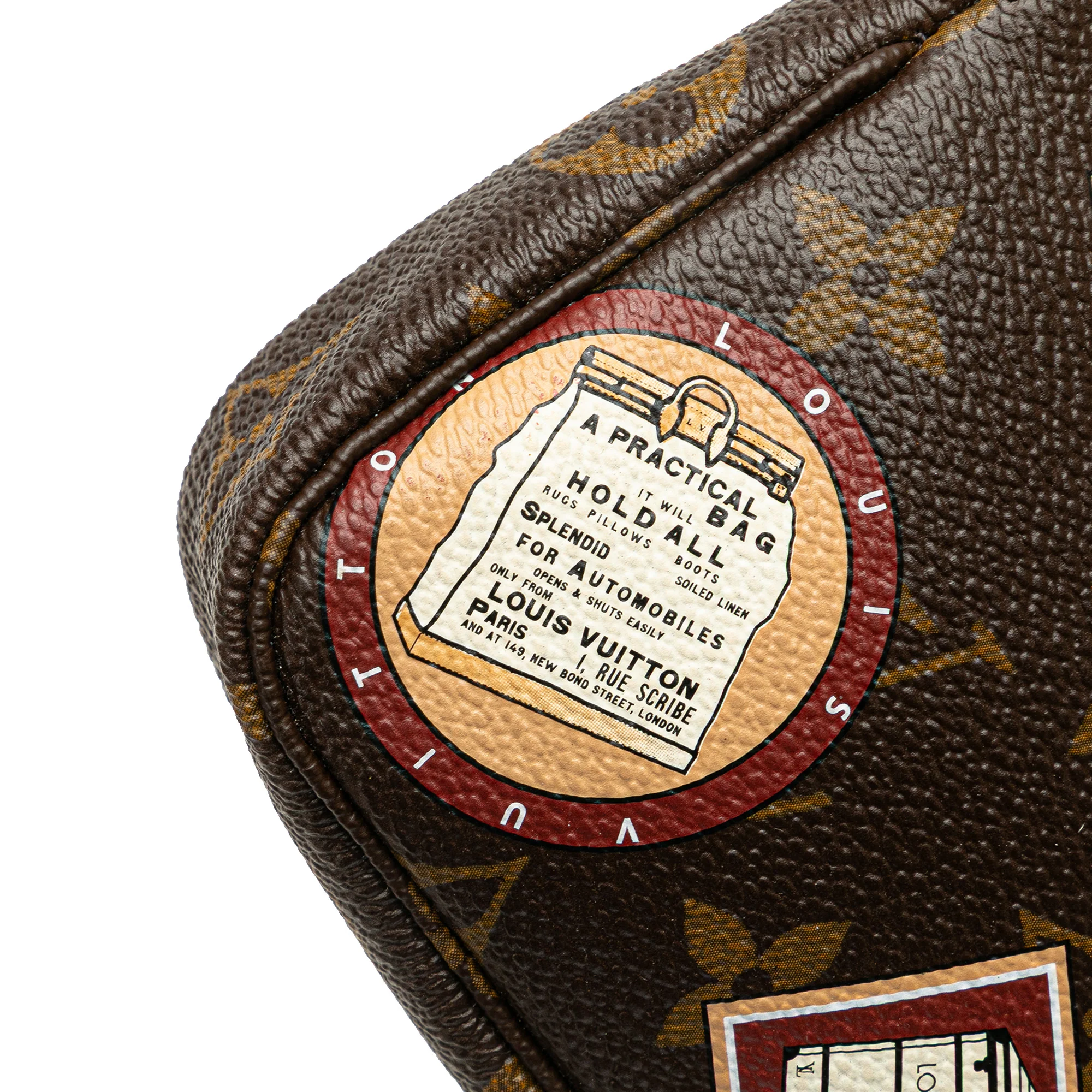 Louis Vuitton | Pre-Owned Monogram Patch Mini Pochette Accessoires | Brown - Image 8