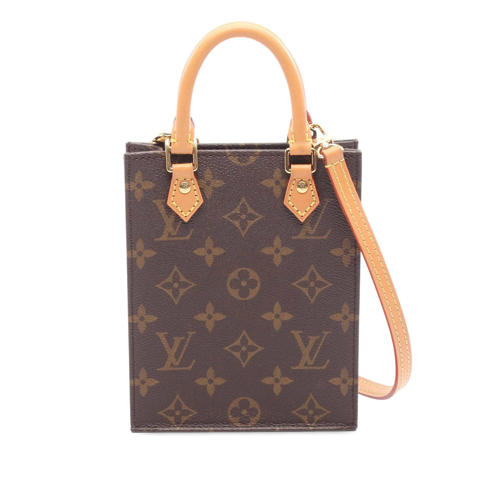 Louis Vuitton | Pre-Owned Monogram Petit Sac Plat | Brown