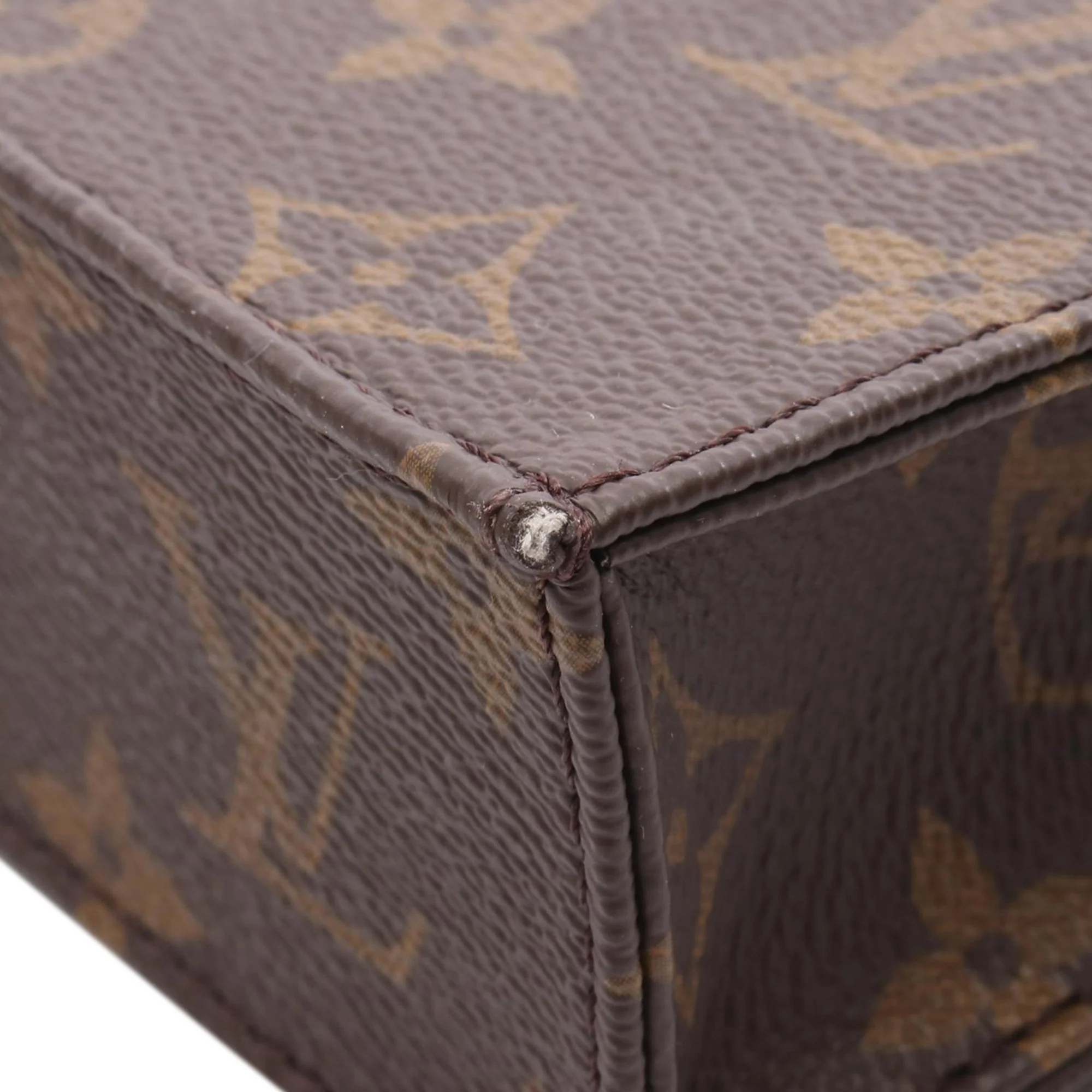 Louis Vuitton | Pre-Owned Monogram Petit Sac Plat | Brown - Image 6