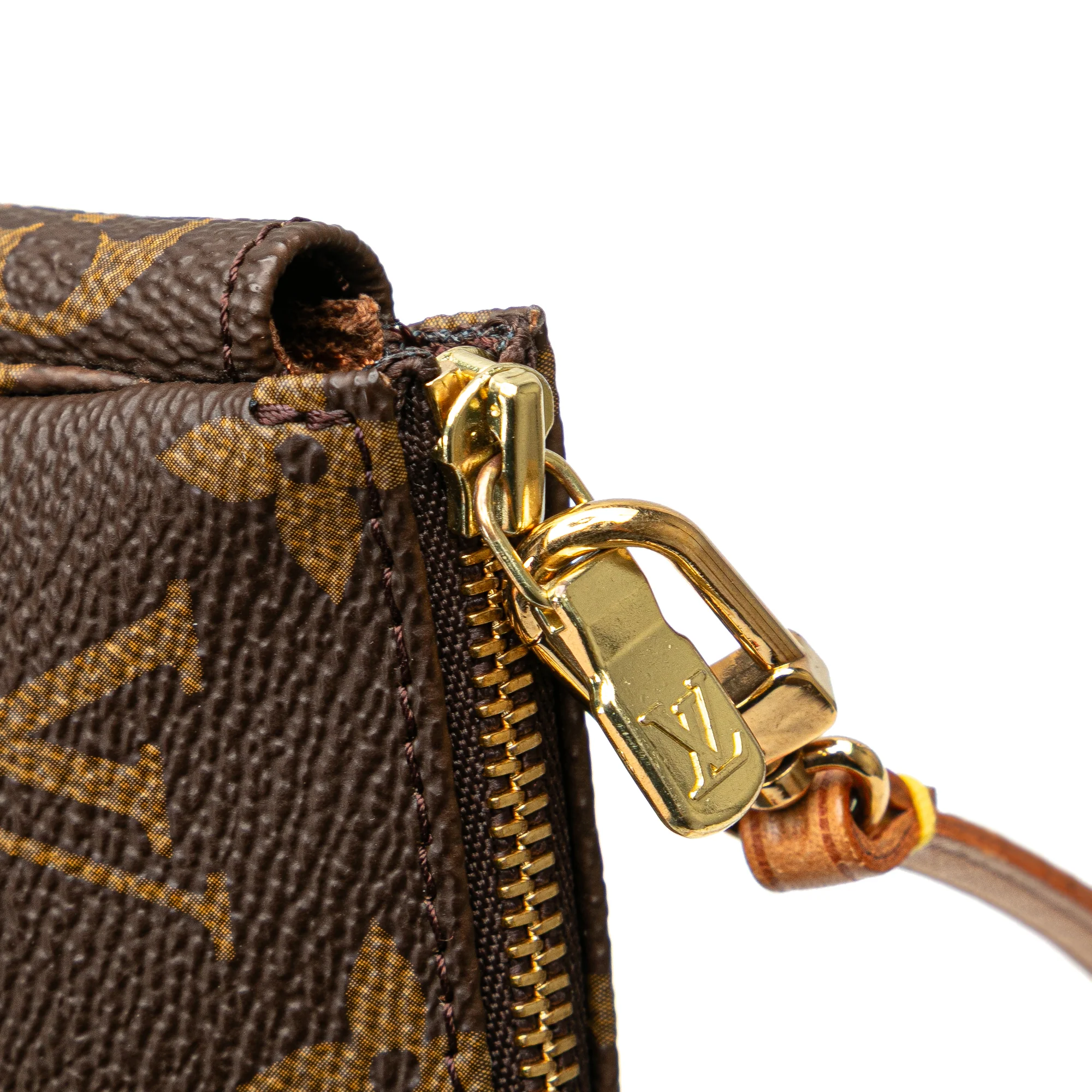 Louis Vuitton | Pre-Owned Monogram Pochette Accessoires | Brown - Image 9