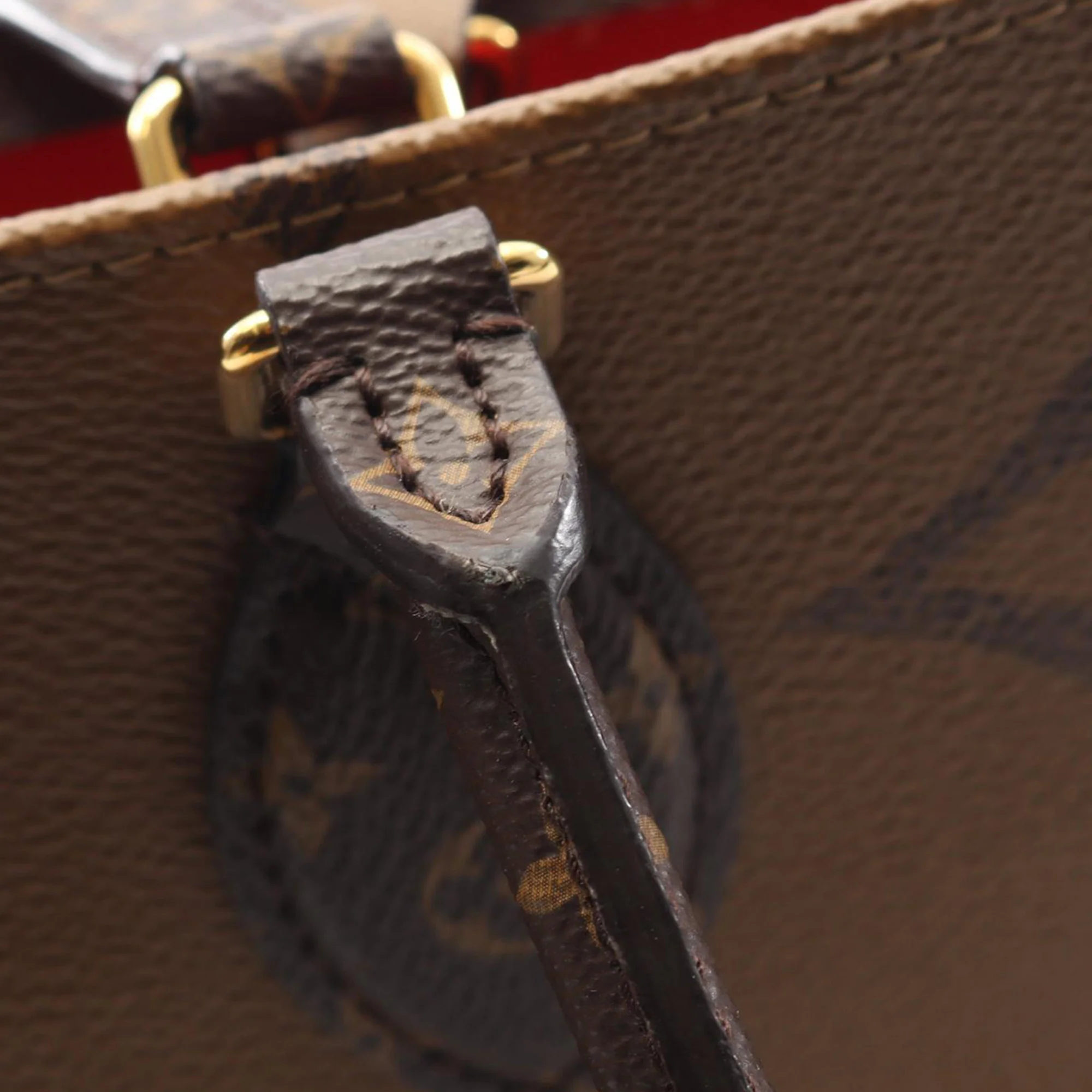 Louis Vuitton | Pre-Owned Monogram Reverse Giant OnTheGo GM - II | Brown - Image 6
