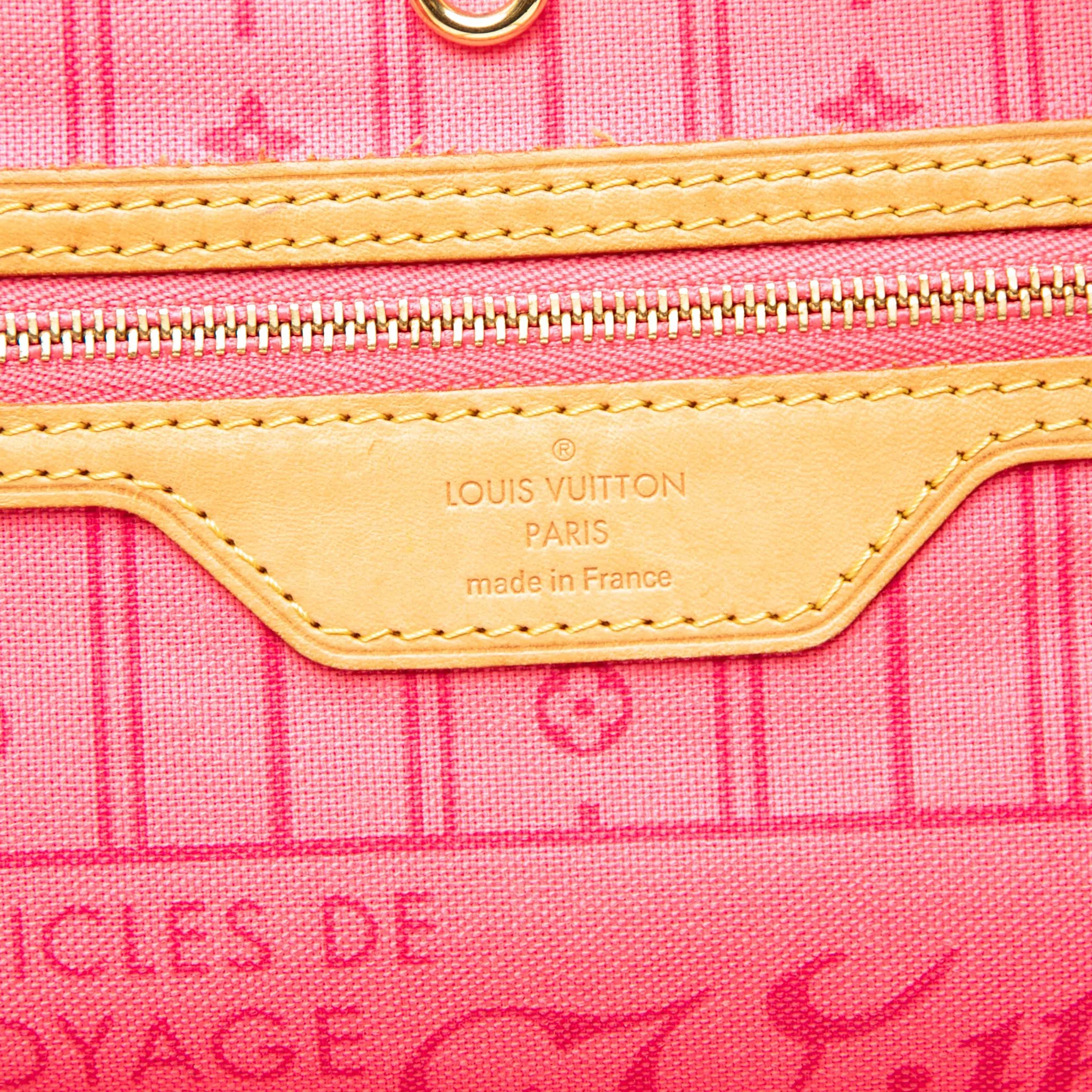Louis Vuitton | Pre-Owned Monogram Roses Neverfull MM | Brown - Image 5
