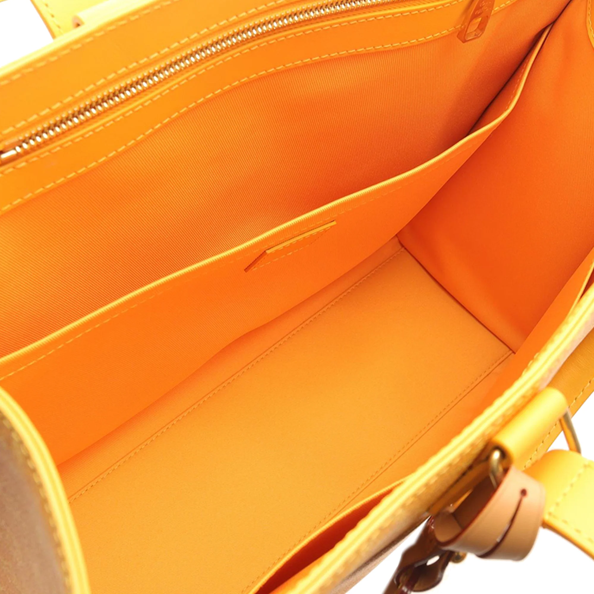 Louis Vuitton | Pre-Owned Monogram Sac Plat 24H Tote | Yellow - Image 3