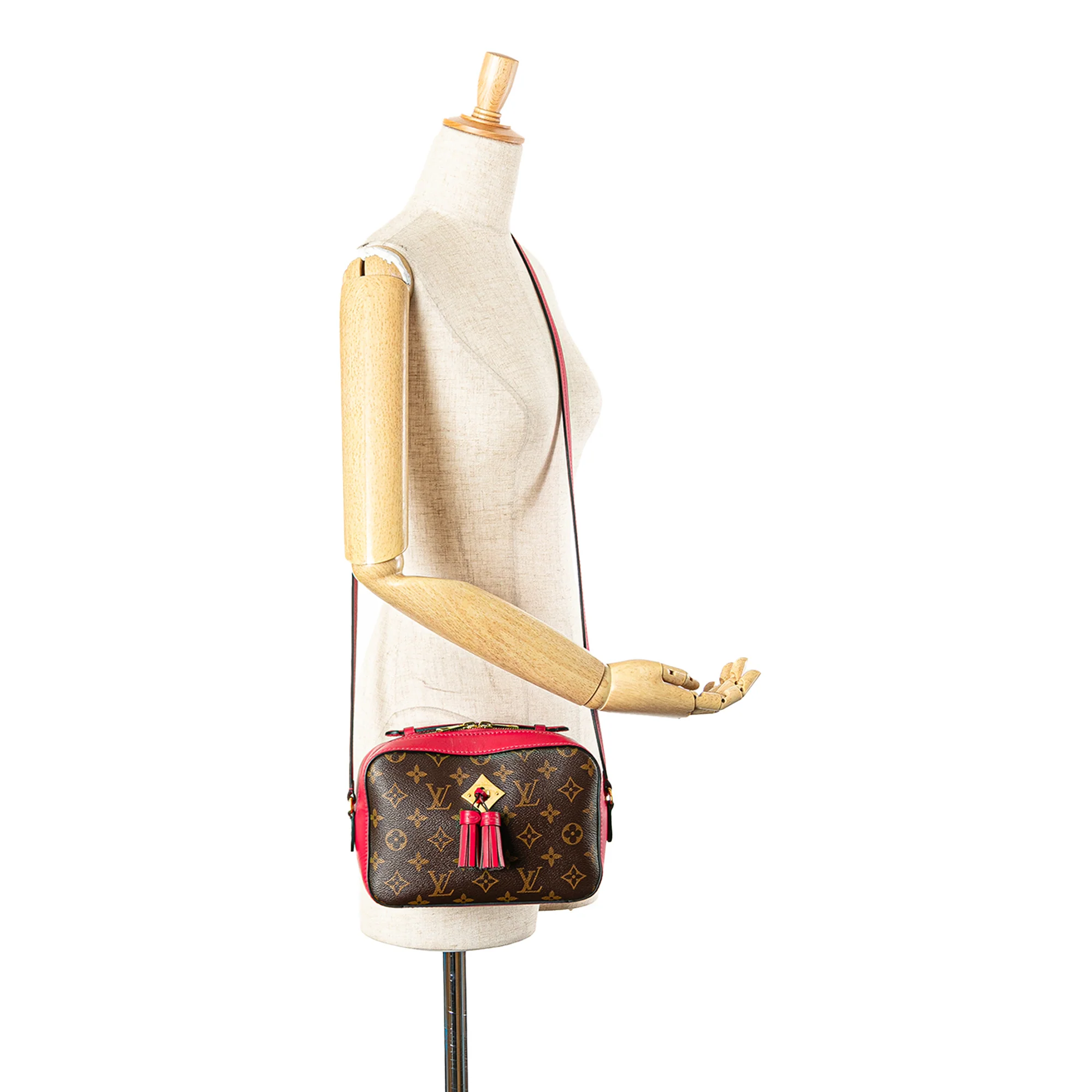 Louis Vuitton | Pre-Owned Monogram Saintonge | BrownRed - Image 3