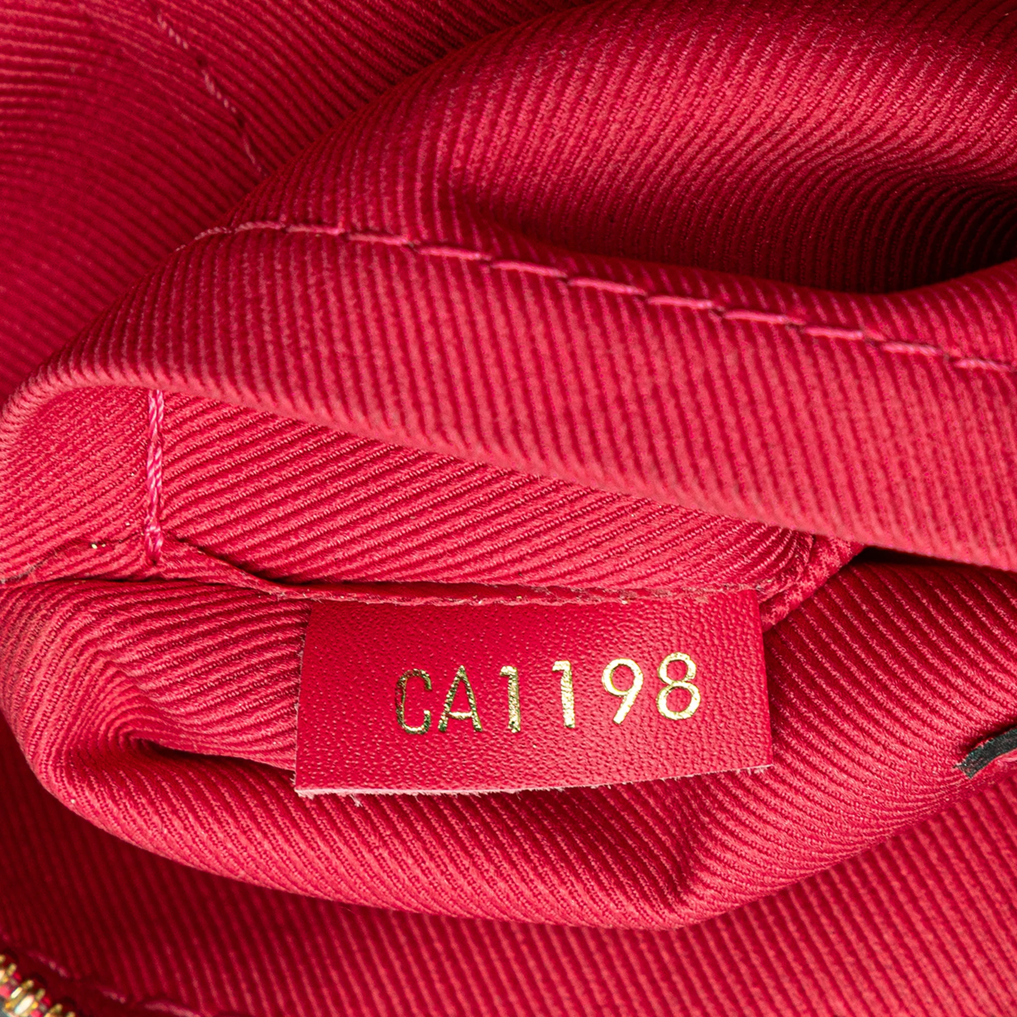 Louis Vuitton | Pre-Owned Monogram Saintonge | BrownRed - Image 8