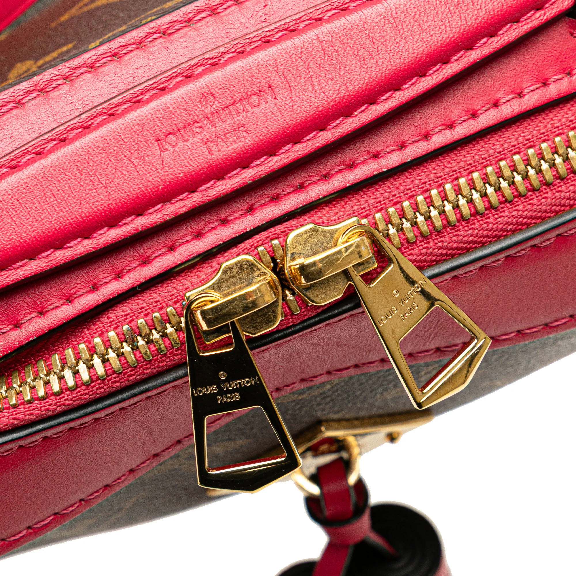 Louis Vuitton | Pre-Owned Monogram Saintonge | BrownRed - Image 9