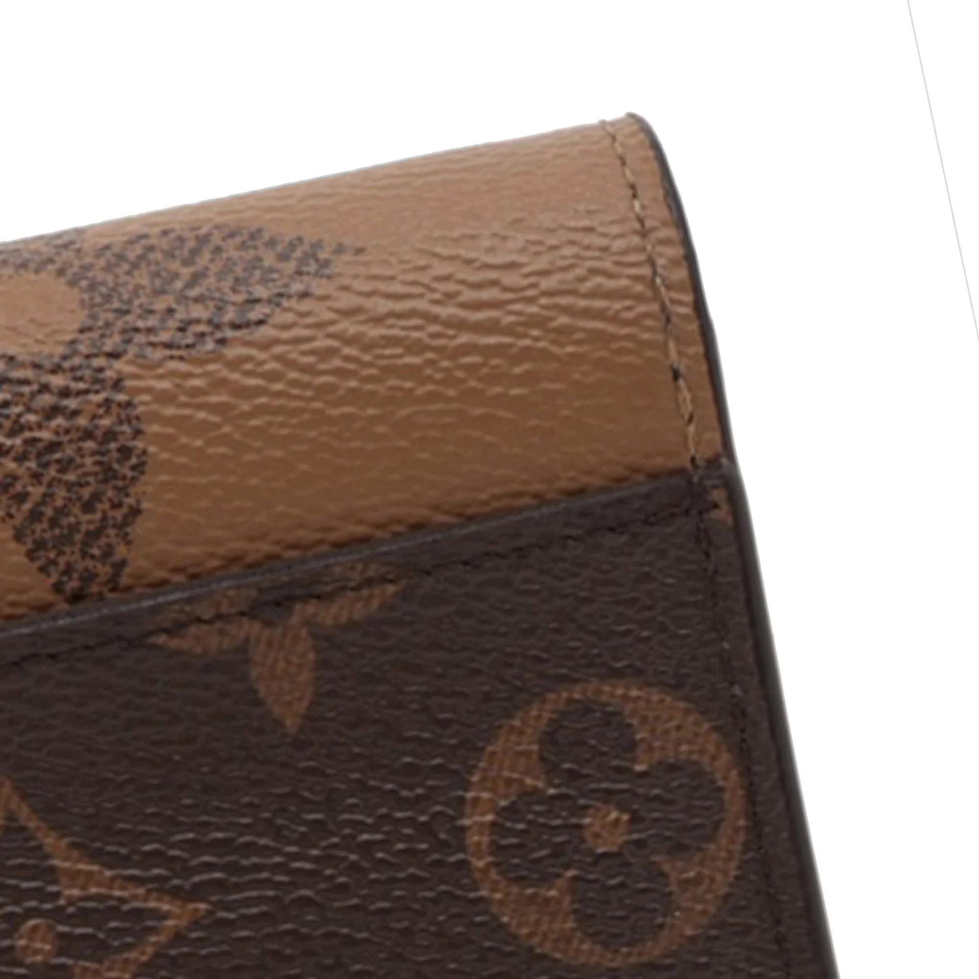 Louis Vuitton | Pre-Owned Monogram Sarah Reverse Long Wallet | Brown - Image 7