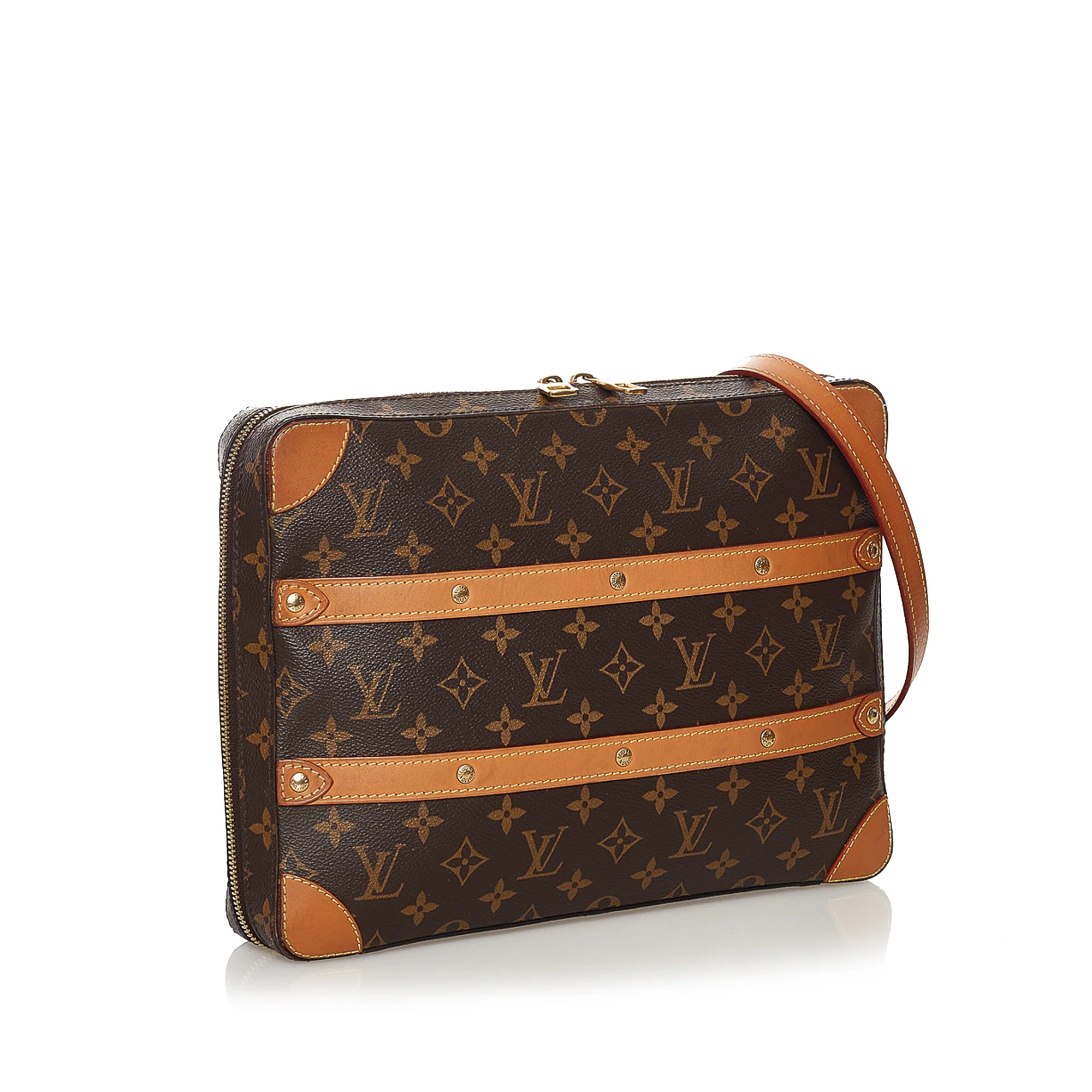 Louis Vuitton | Pre-Owned Monogram Soft Trunk Messenger MM | Brown - Image 3