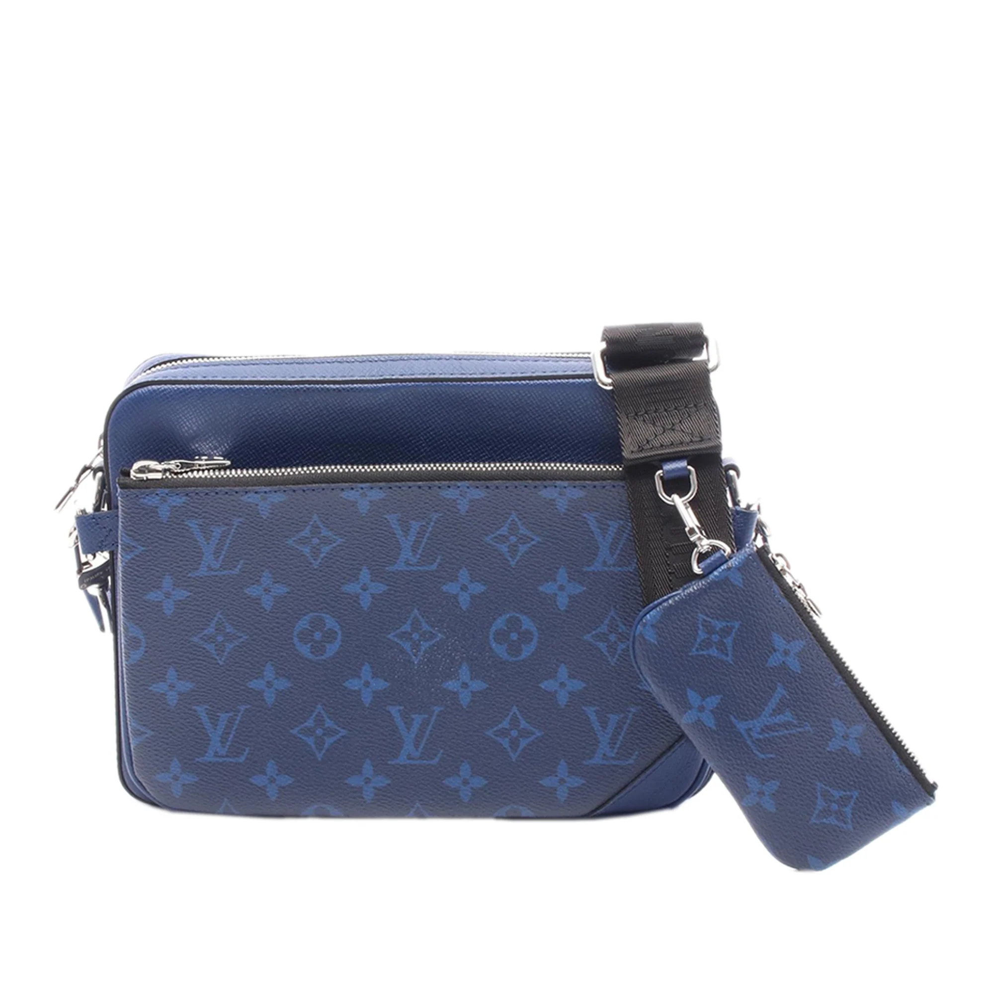 Louis Vuitton | Pre-Owned Monogram Taigarama Trio Messenger | Blue