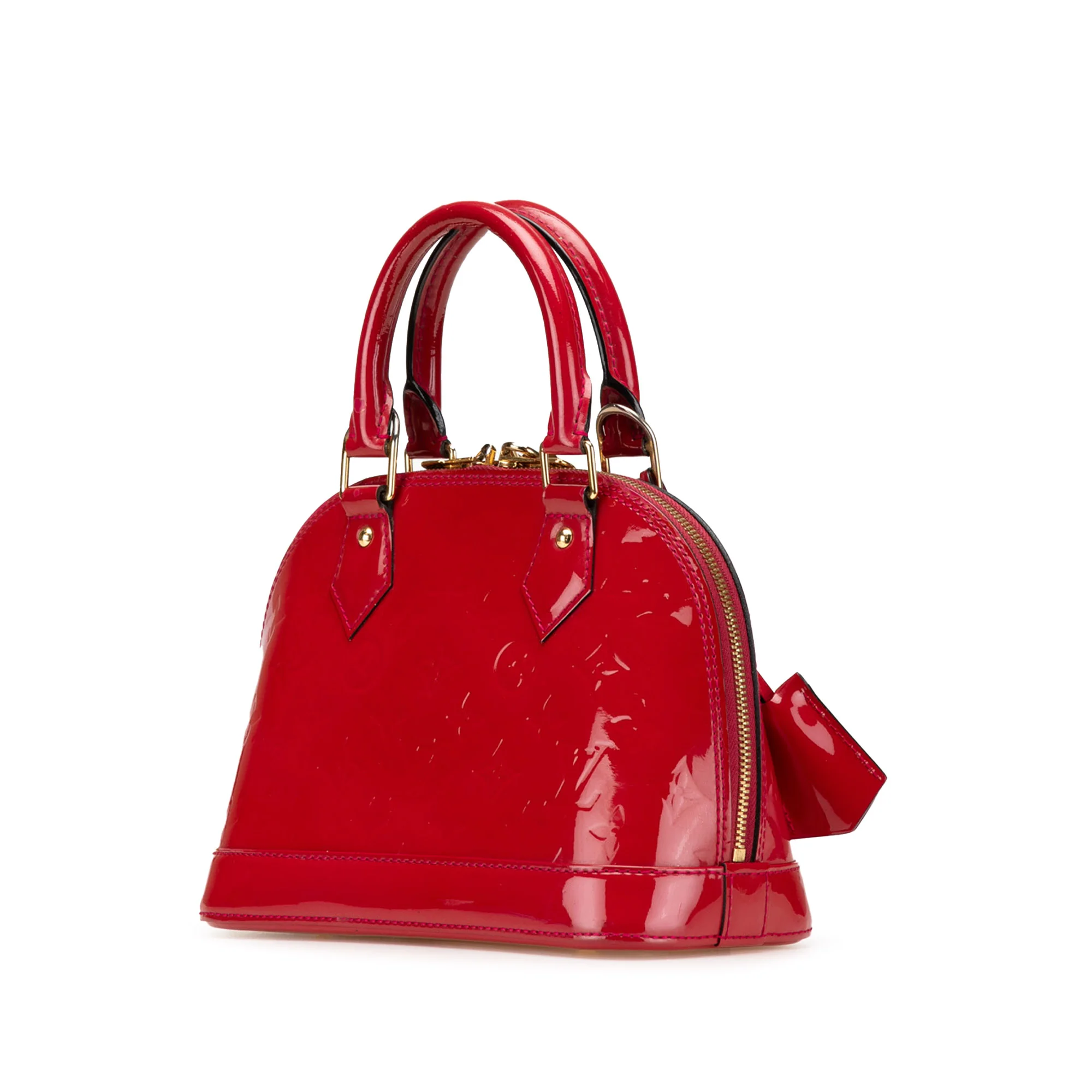 Louis Vuitton | Pre-Owned Monogram Vernis Alma BB | Red - Image 5