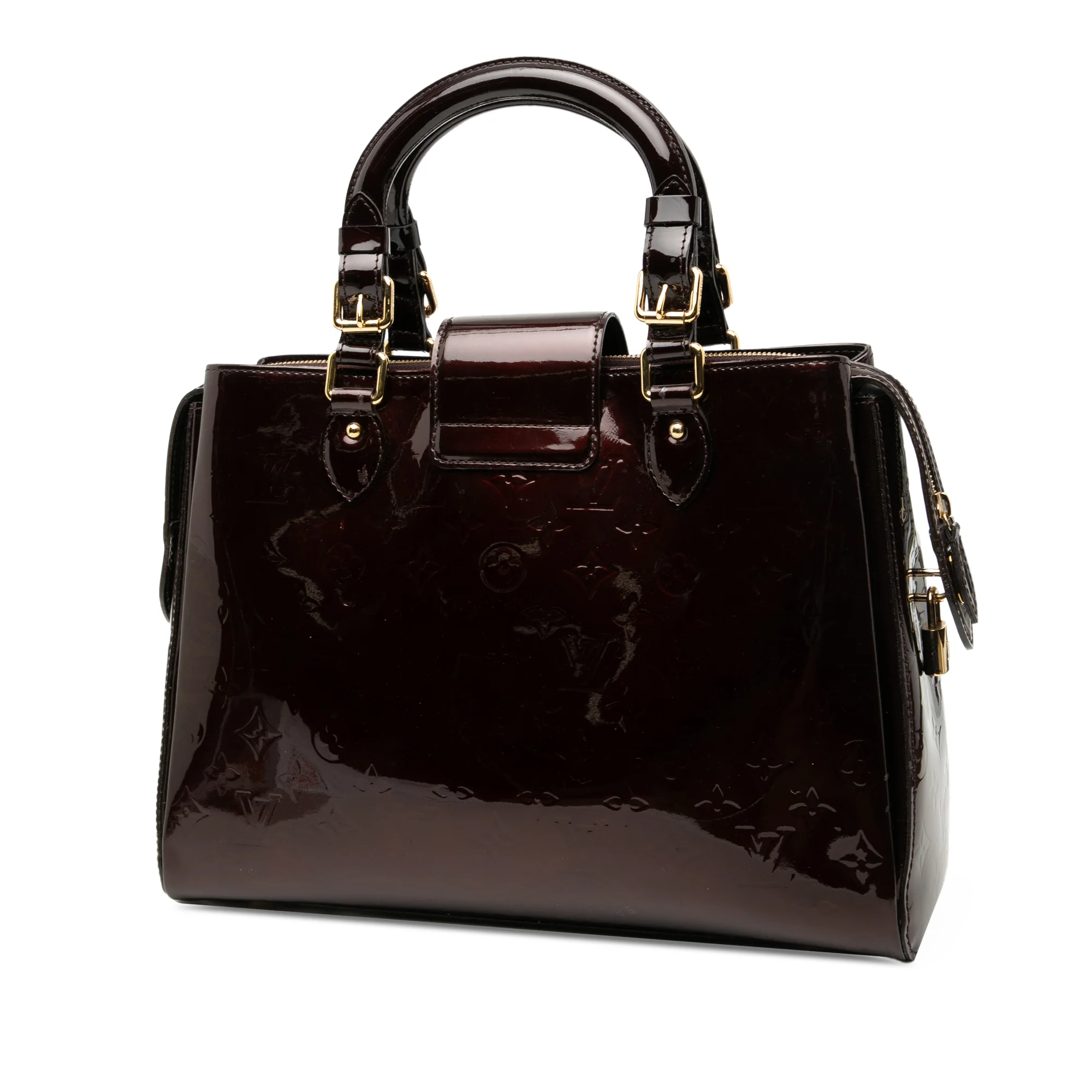 Louis Vuitton | Pre-Owned Monogram Vernis Melrose Avenue | Purple - Image 2