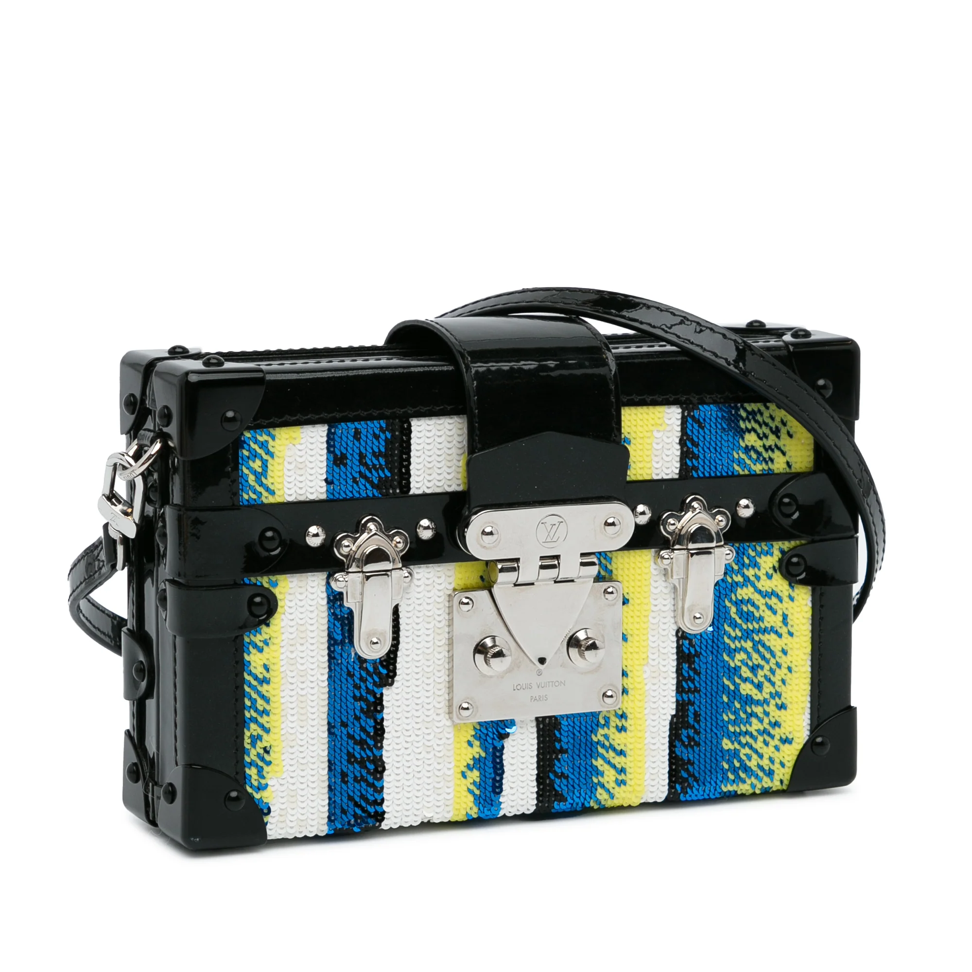 Louis Vuitton | Pre-Owned Sequins Petite Malle | Black - Image 3