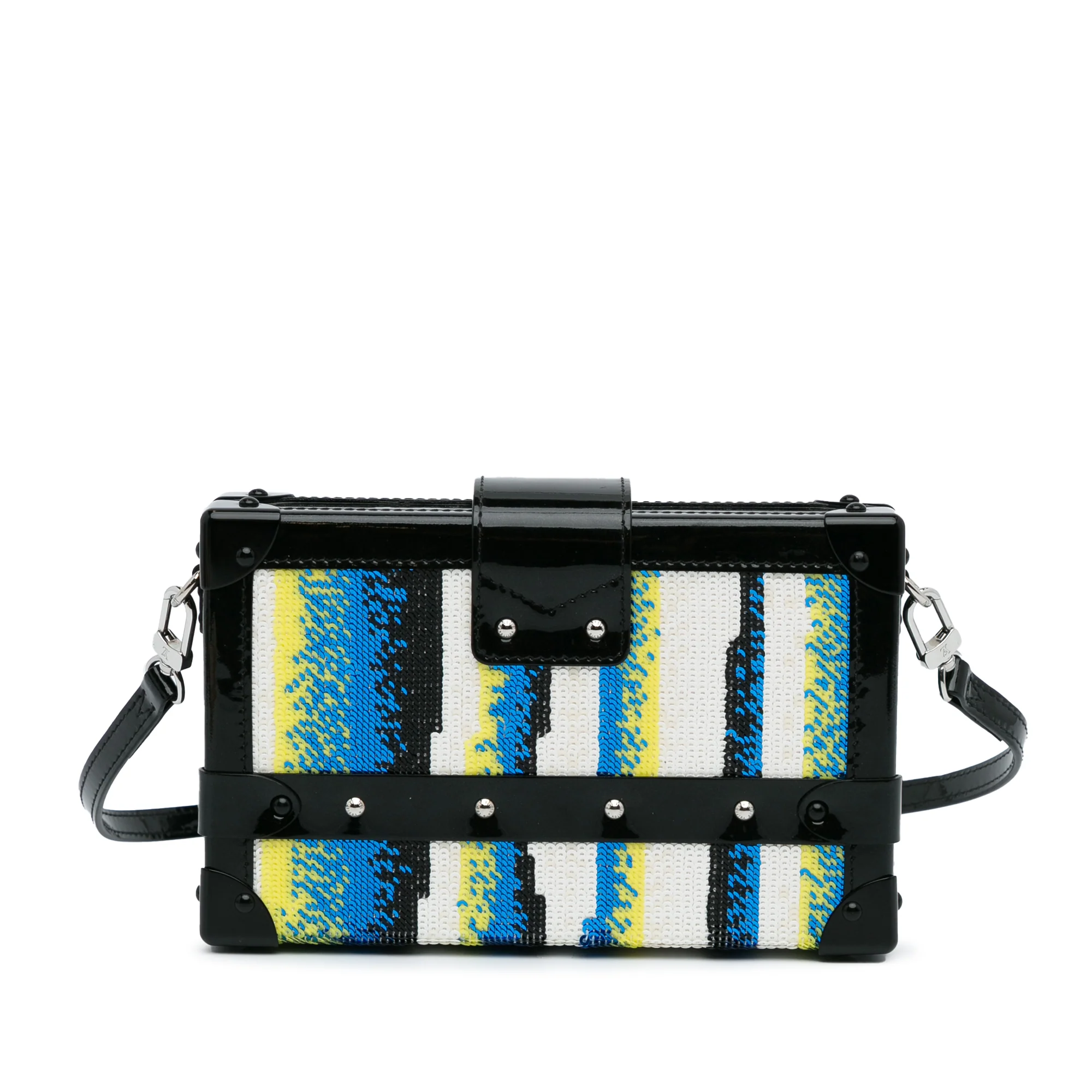 Louis Vuitton | Pre-Owned Sequins Petite Malle | Black - Image 5