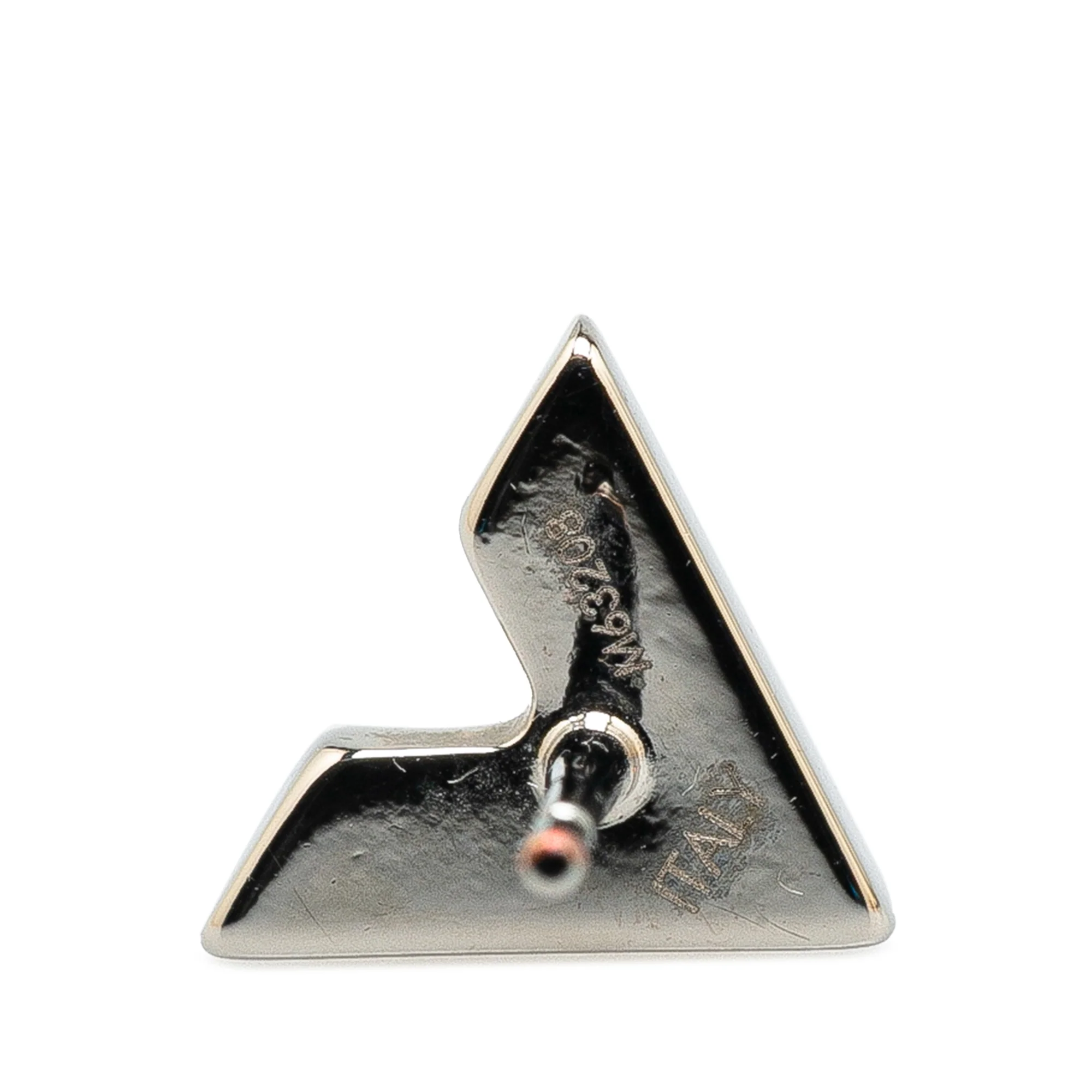 Louis Vuitton | Pre-Owned Silver Plated Essential V Stud Earrings | Silver - Image 4