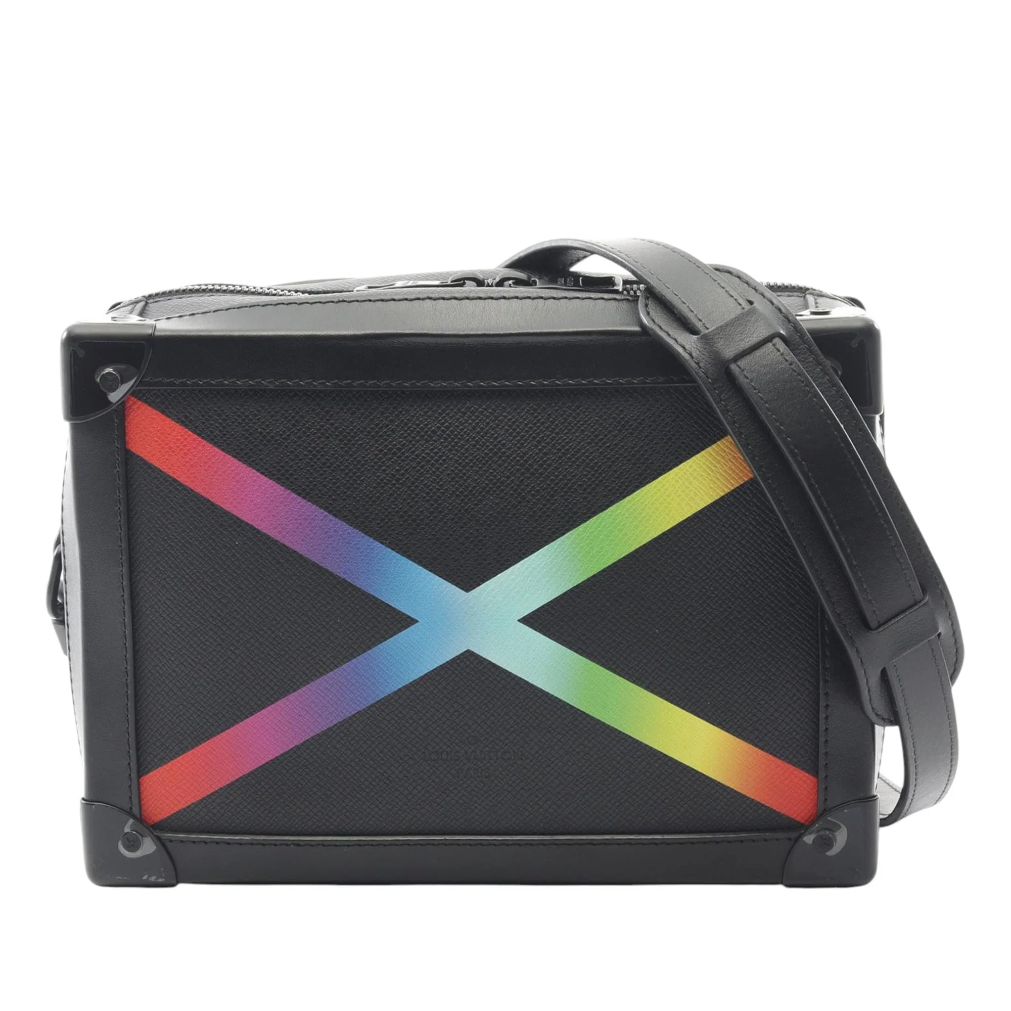 Louis Vuitton | Pre-Owned Taiga Rainbow Soft Trunk - I | Black