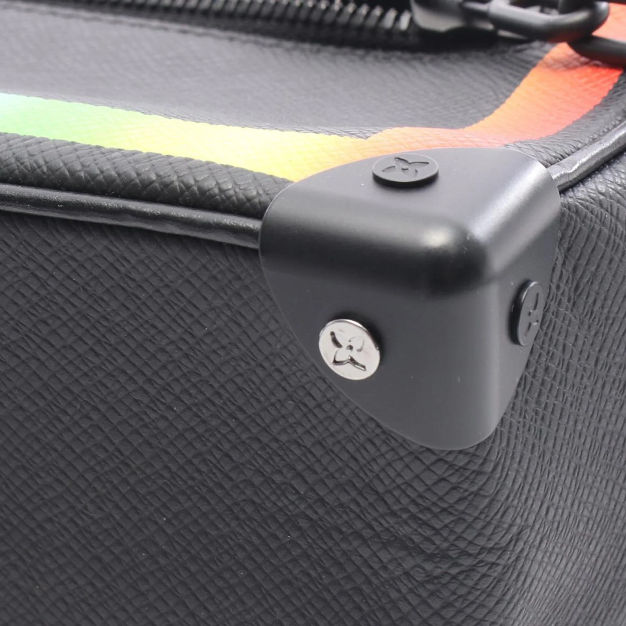 Louis Vuitton | Pre-Owned Taiga Rainbow Soft Trunk - II | Black - Image 8