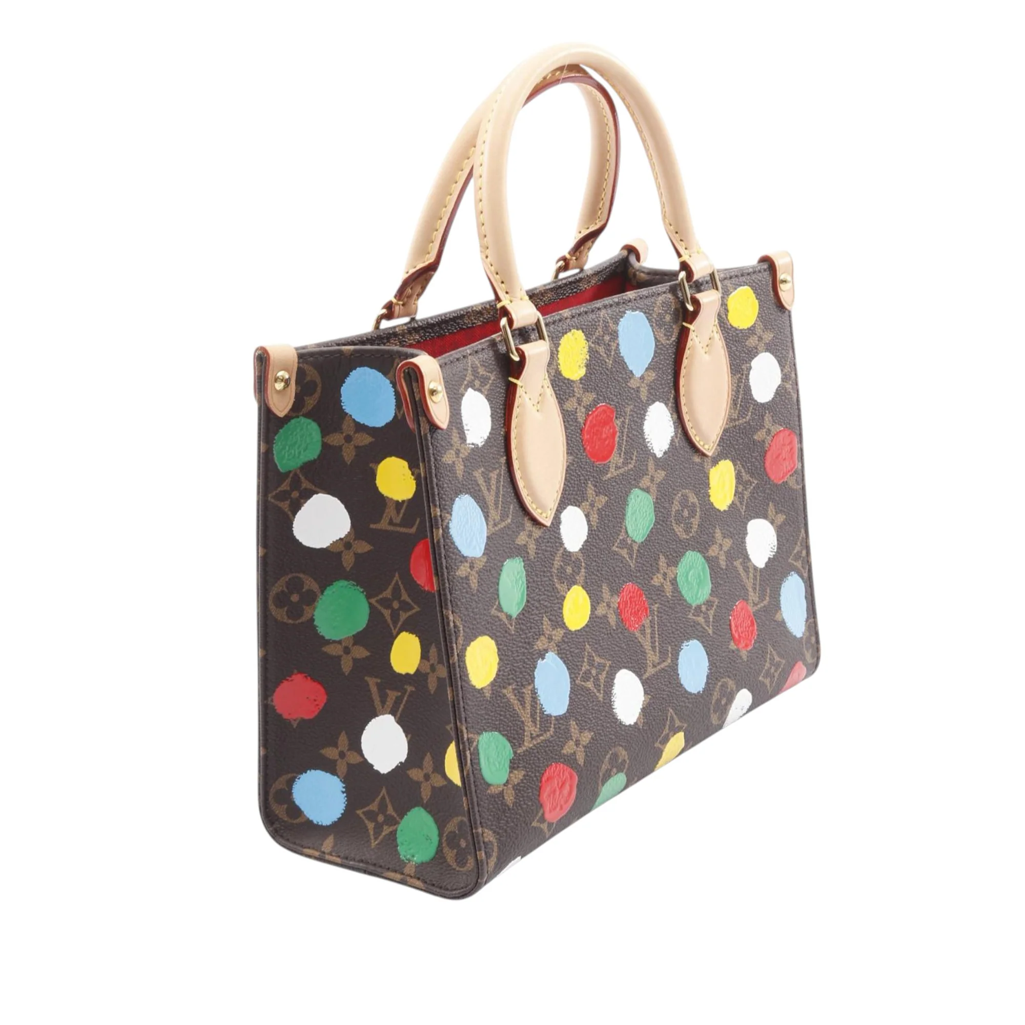 Louis Vuitton | Pre-Owned x Yayoi Kusama Monogram OnTheGo PM | Brown - Image 2