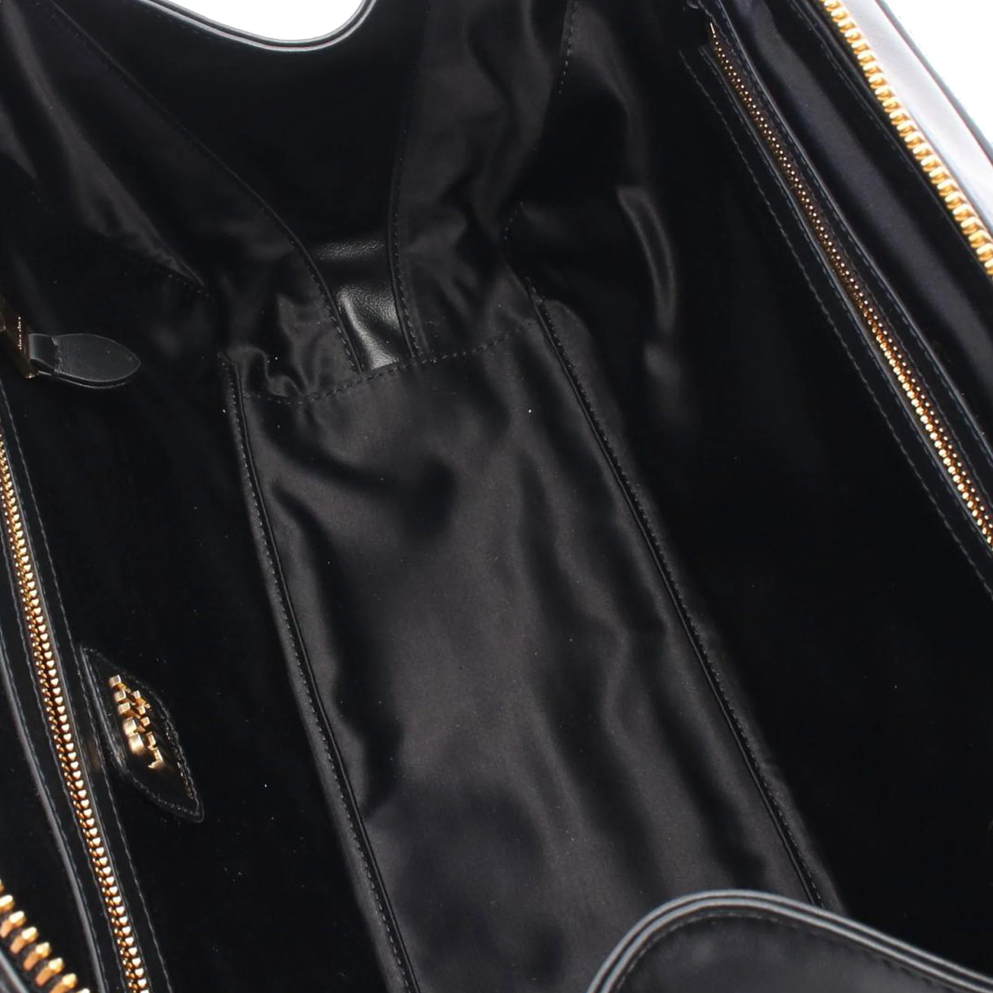 Miu Miu | Pre-Owned Calfksin Beau Top Handle | Black - Image 3