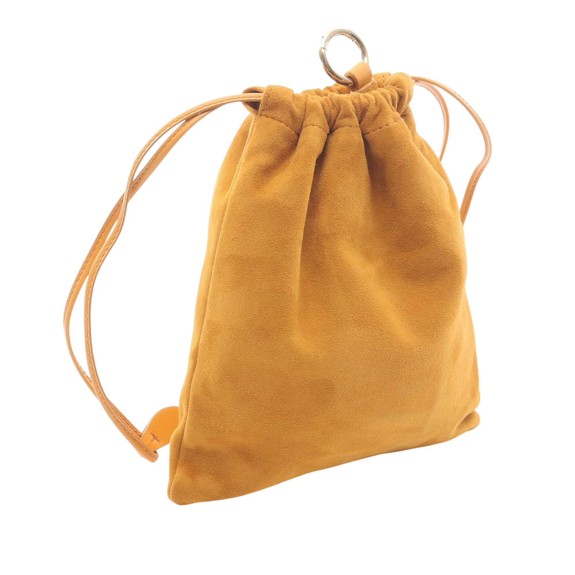 Miu Miu | Pre-Owned Suede Camoscio Pouch | Brown - Image 2
